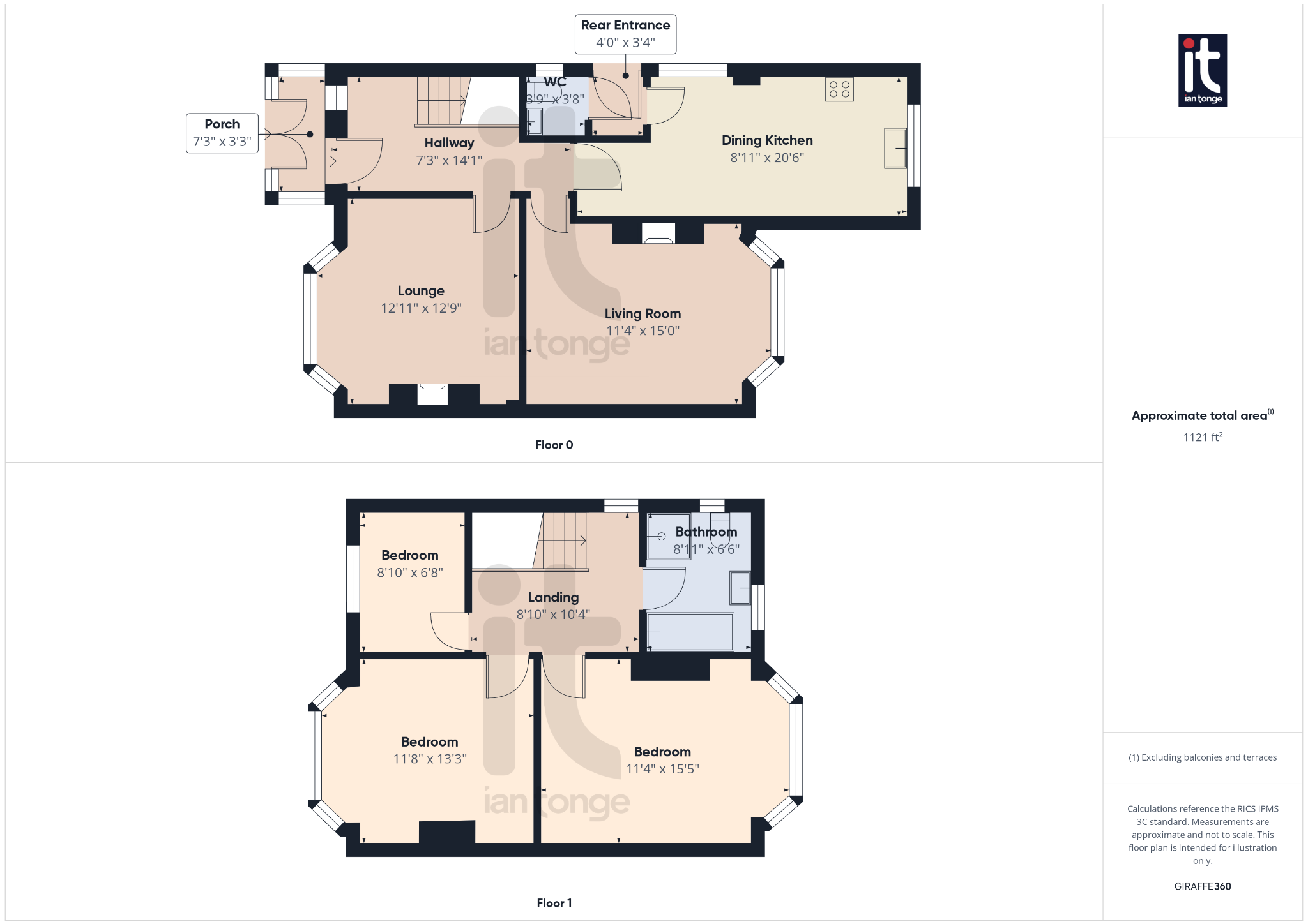 3 bedroom semi-detached house For Sale in Stockport - Floorplan 1.