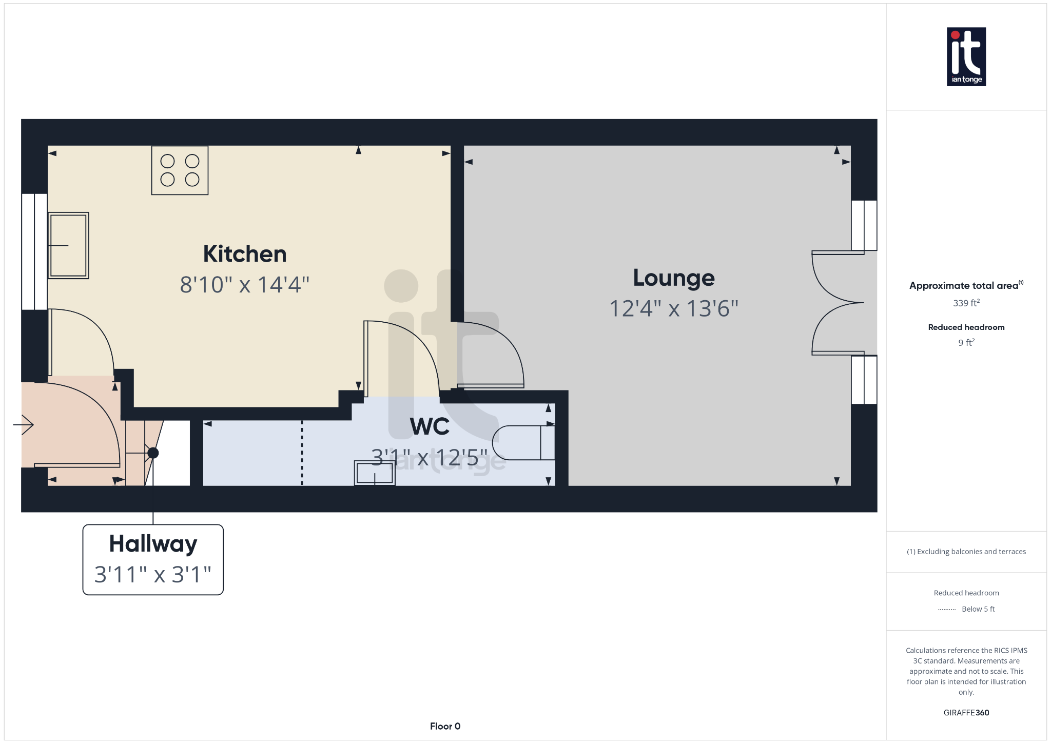 2 bedroom mid terraced house For Sale in Stockport - Floorplan 2.