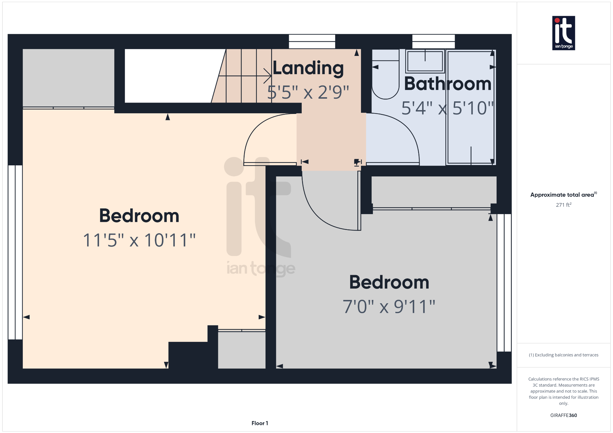 2 bedroom semi-detached house For Sale in Stockport - Floorplan 3.