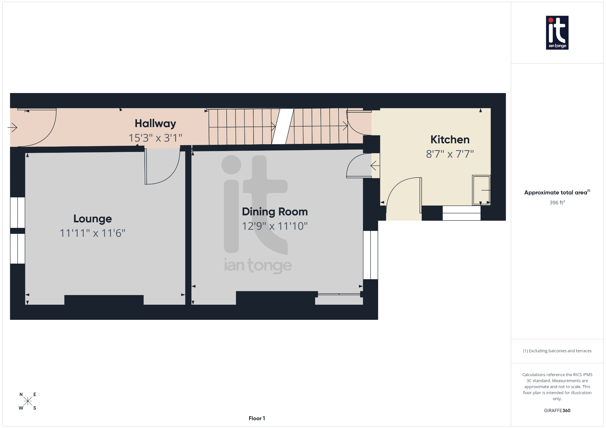 2 bedroom end terraced house For Sale in Stockport - Floorplan 3.