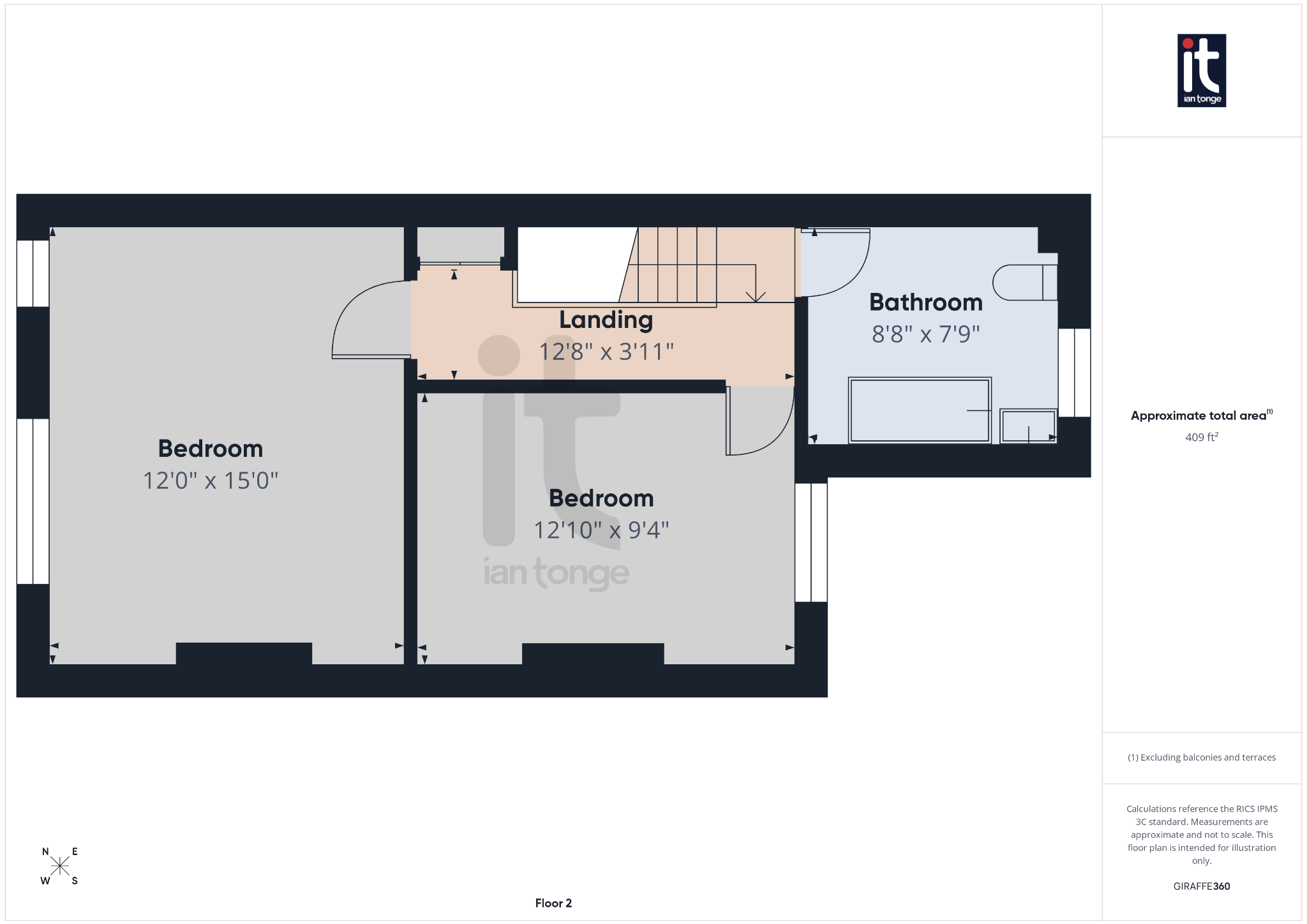 2 bedroom end terraced house For Sale in Stockport - Floorplan 4.