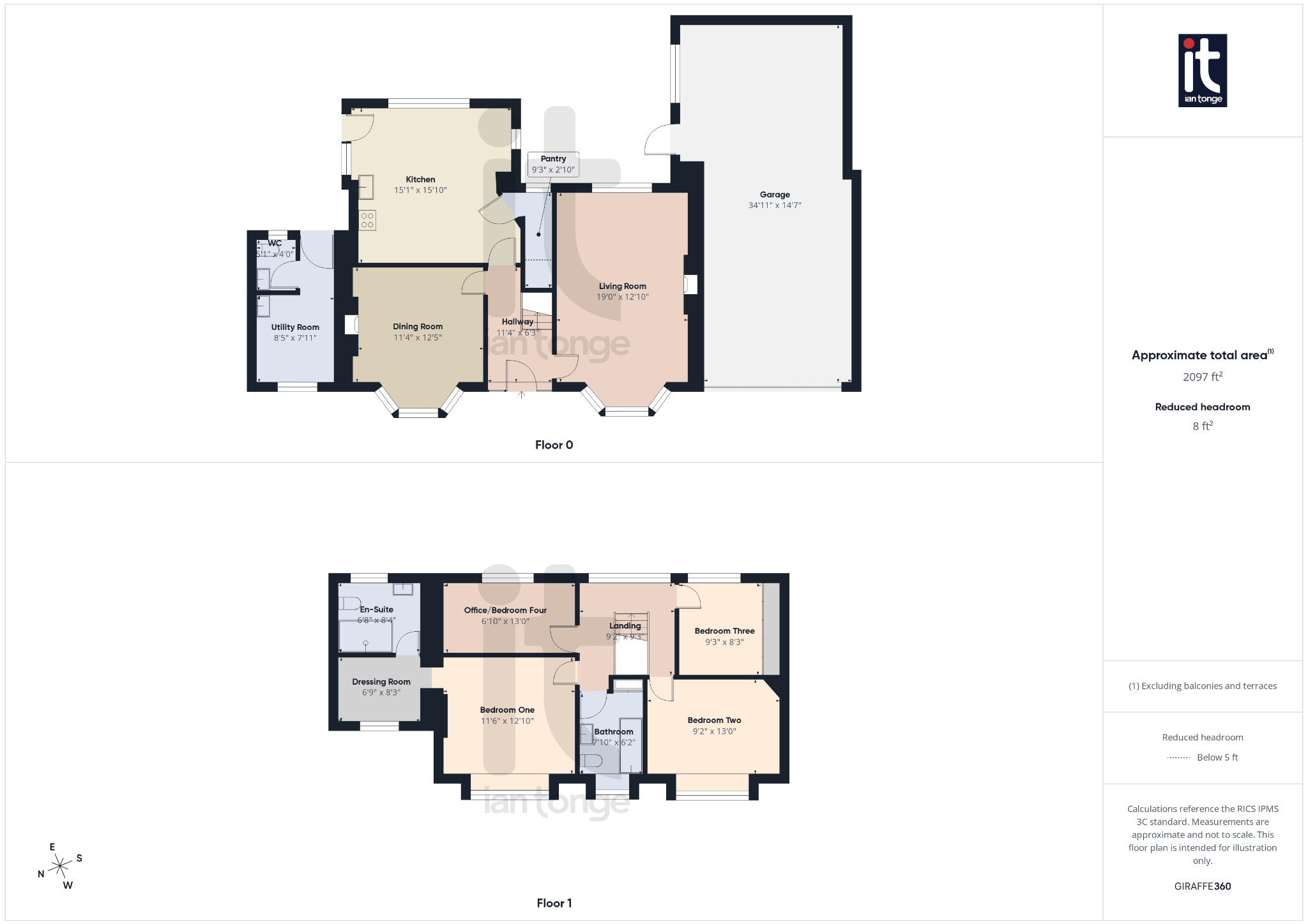 4 bedroom detached house For Sale in High Peak - Floorplan 1.
