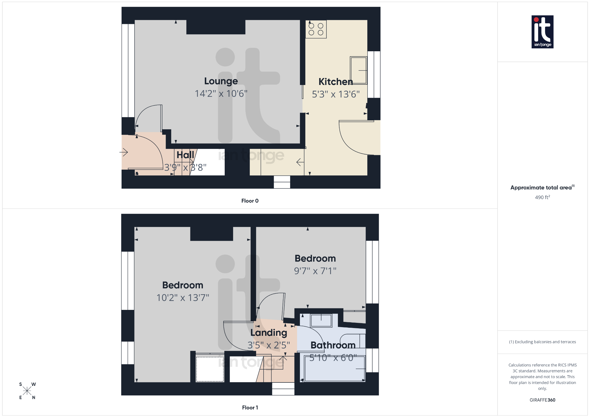 2 bedroom semi-detached house For Sale in Stockport - Floorplan 1.