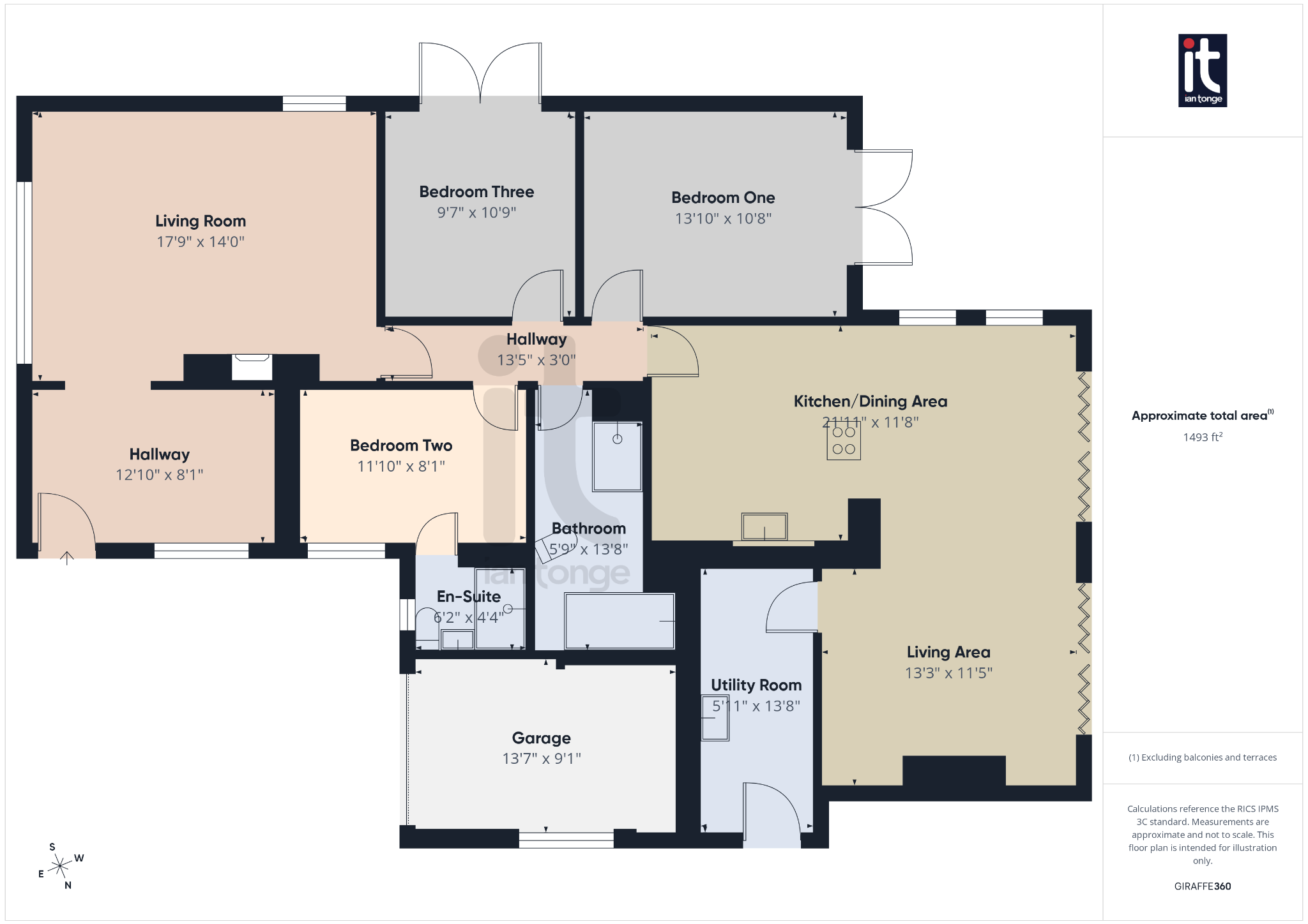3 bedroom detached bungalow To Let in Stockport - Floorplan 1.