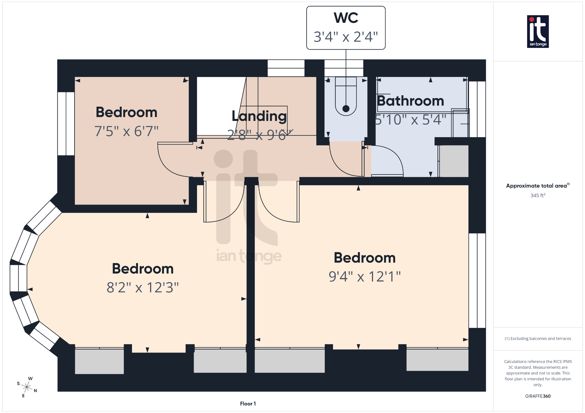 3 bedroom semi-detached house For Sale in Stockport - Floorplan 3.