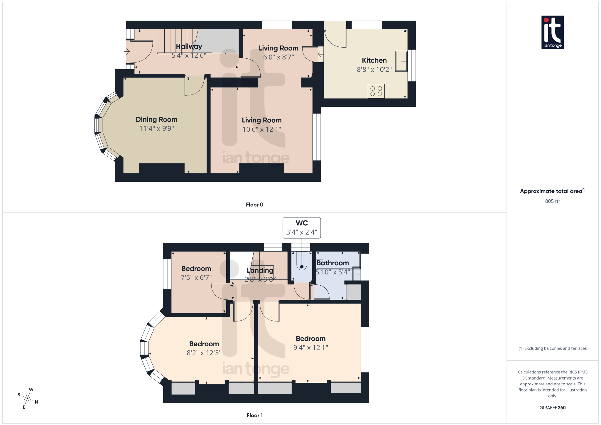 3 bedroom semi-detached house For Sale in Stockport - Floorplan 1.