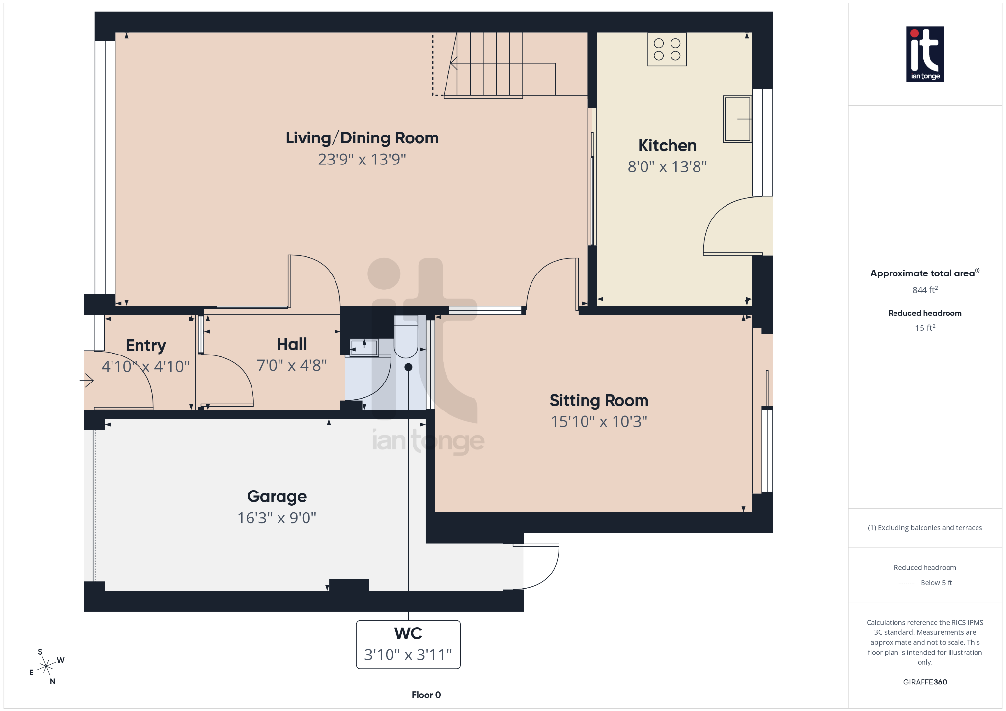 3 bedroom link detached house For Sale in Stockport - Floorplan 2.