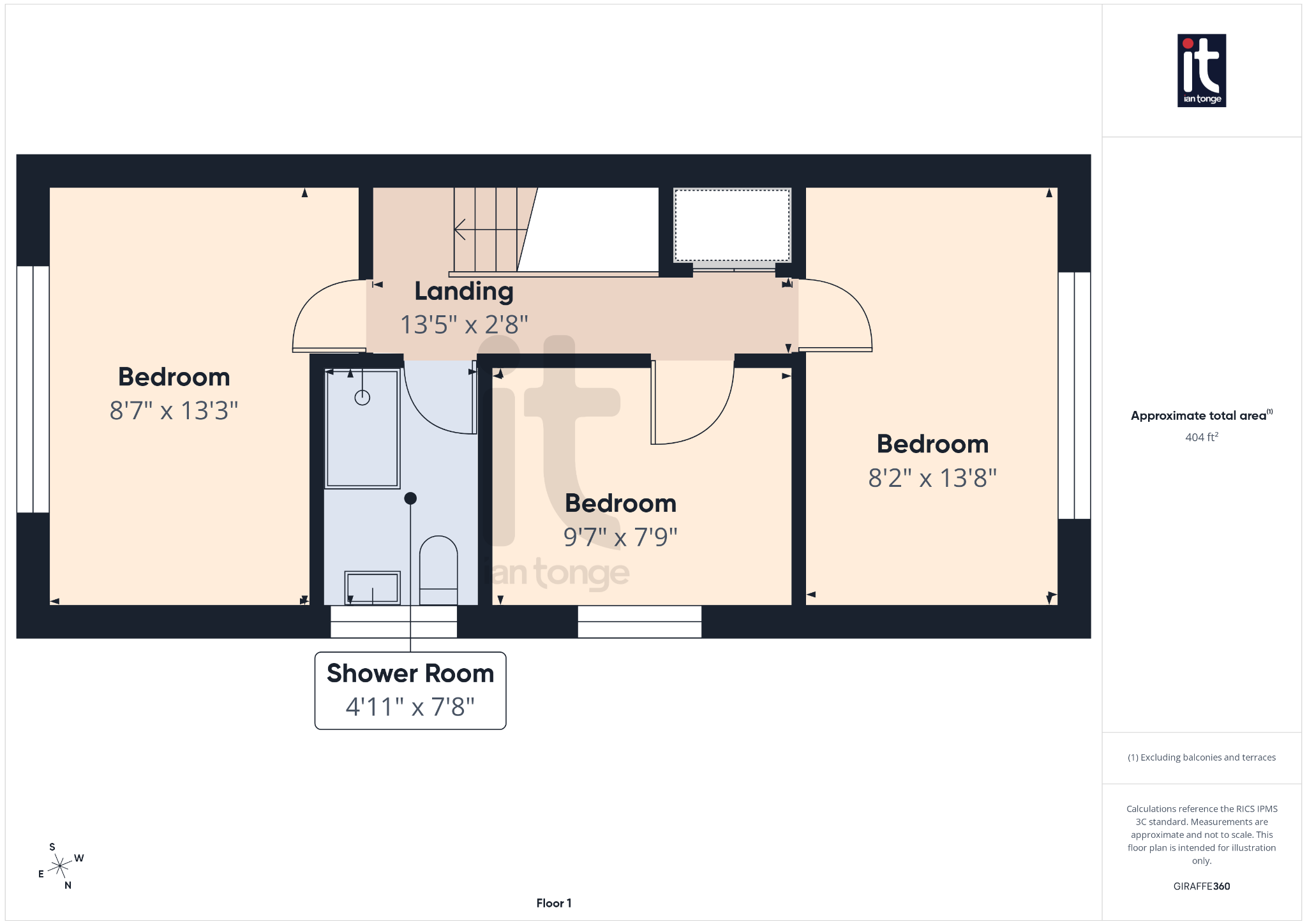 3 bedroom link detached house For Sale in Stockport - Floorplan 3.