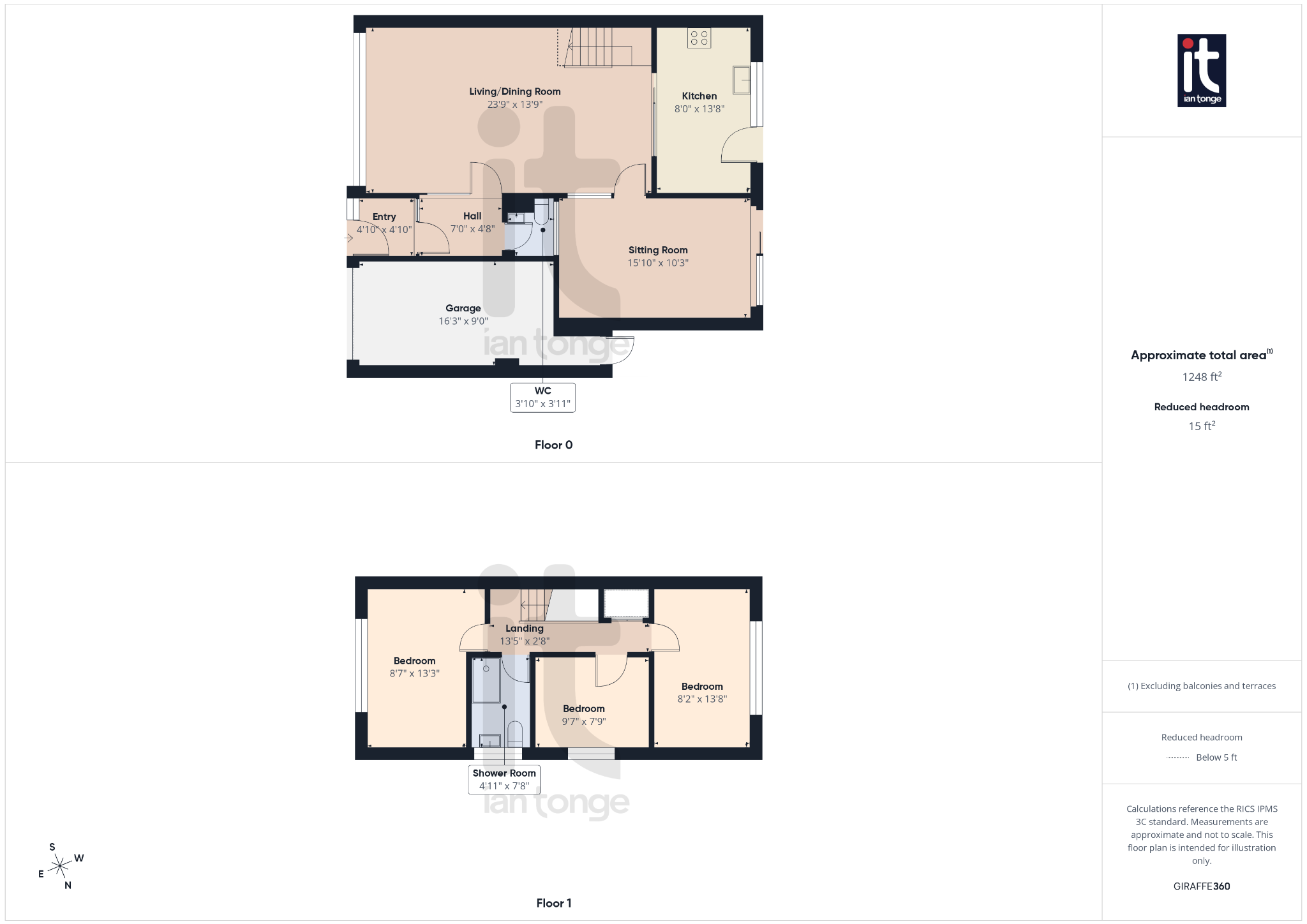 3 bedroom link detached house For Sale in Stockport - Floorplan 1.