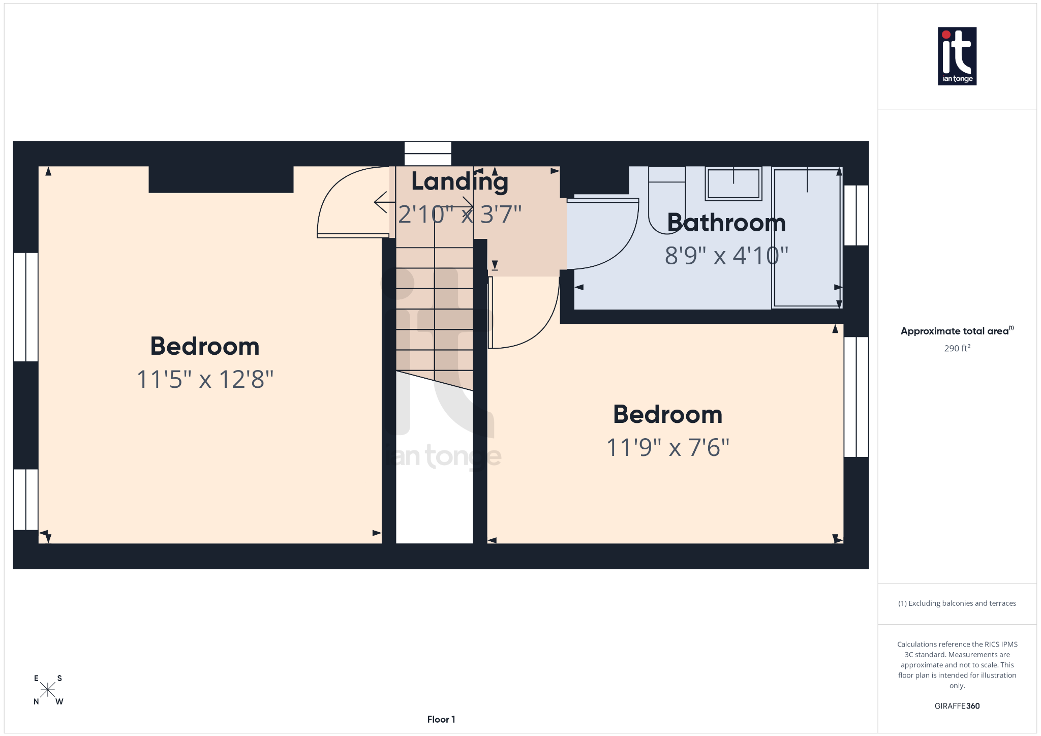 2 bedroom semi-detached house For Sale in Stockport - Floorplan 3.