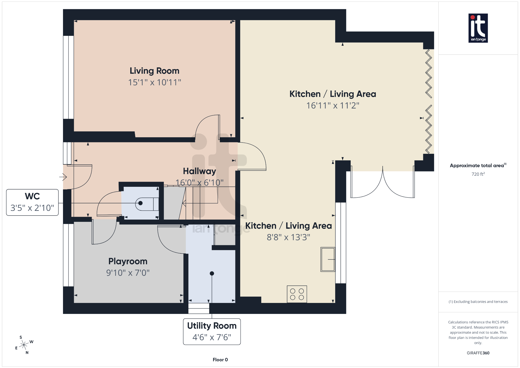 3 bedroom detached house For Sale in Stockport - Floorplan 1.