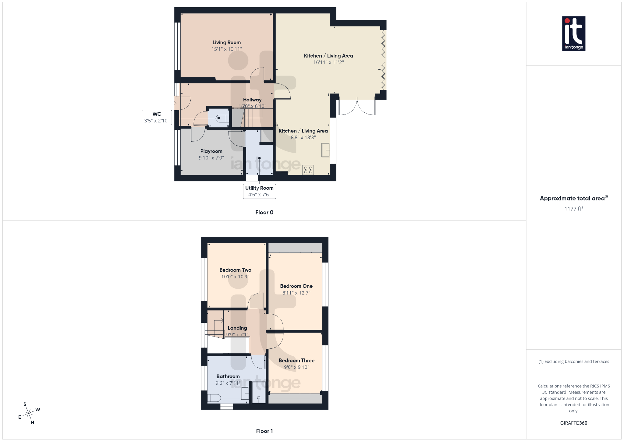 3 bedroom detached house For Sale in Stockport - Floorplan 3.