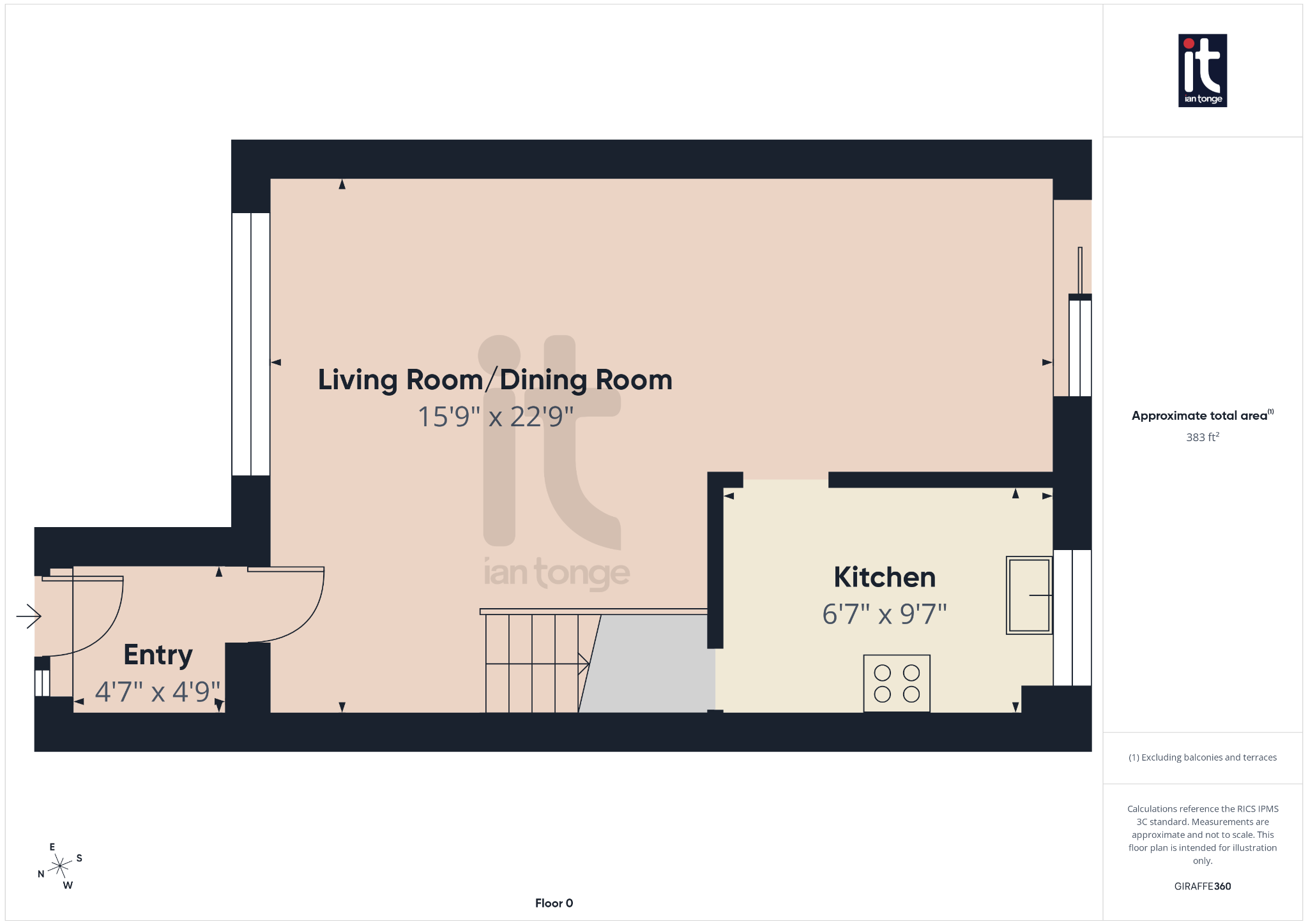 3 bedroom mid terraced house For Sale in Stockport - Floorplan 2.