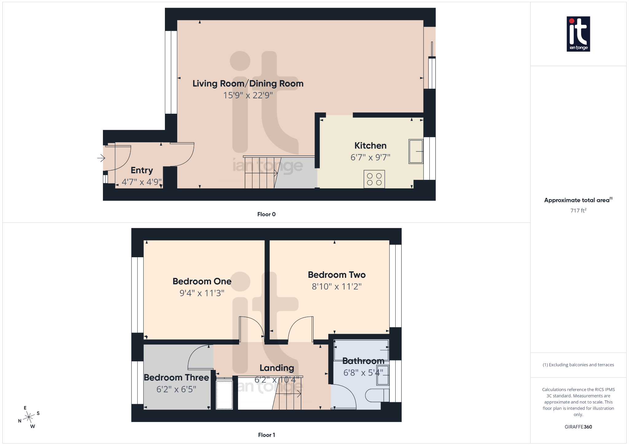 3 bedroom mid terraced house For Sale in Stockport - Floorplan 1.