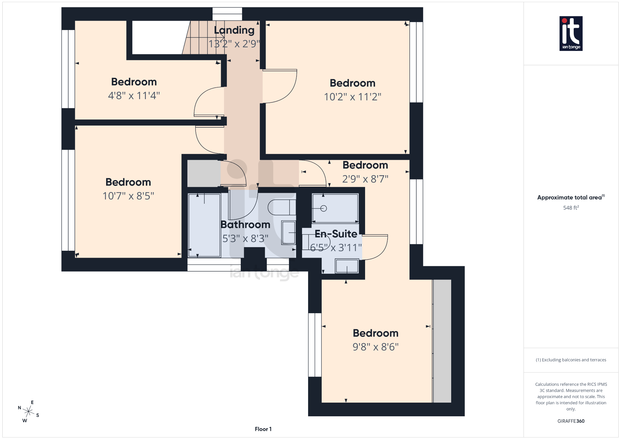 4 bedroom link detached house For Sale in Stockport - Floorplan 3.