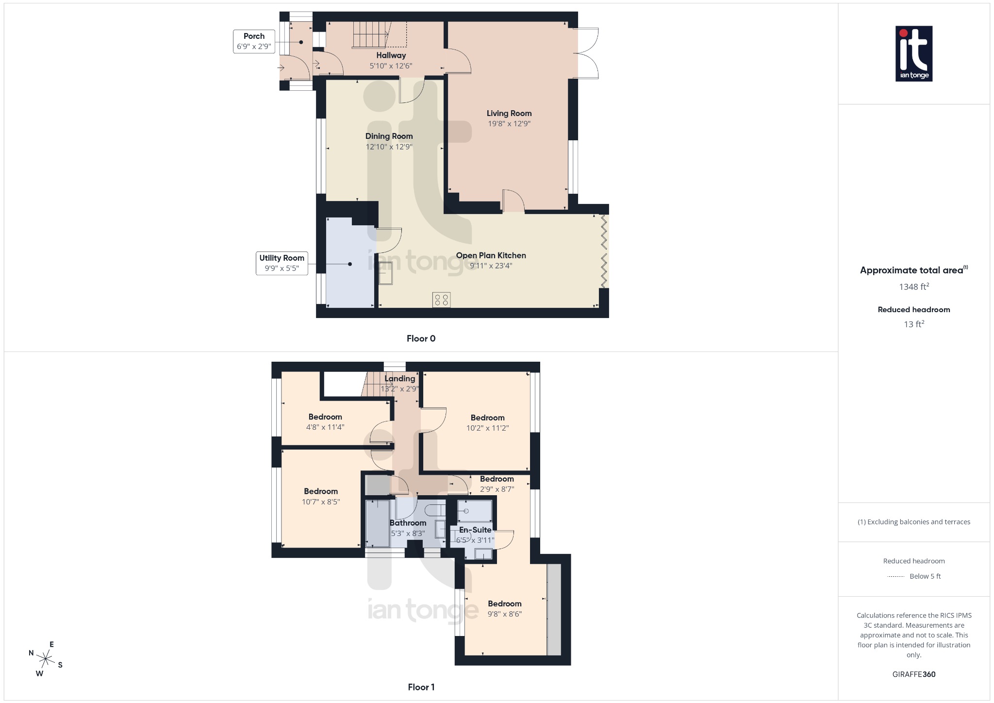 4 bedroom link detached house For Sale in Stockport - Floorplan 1.