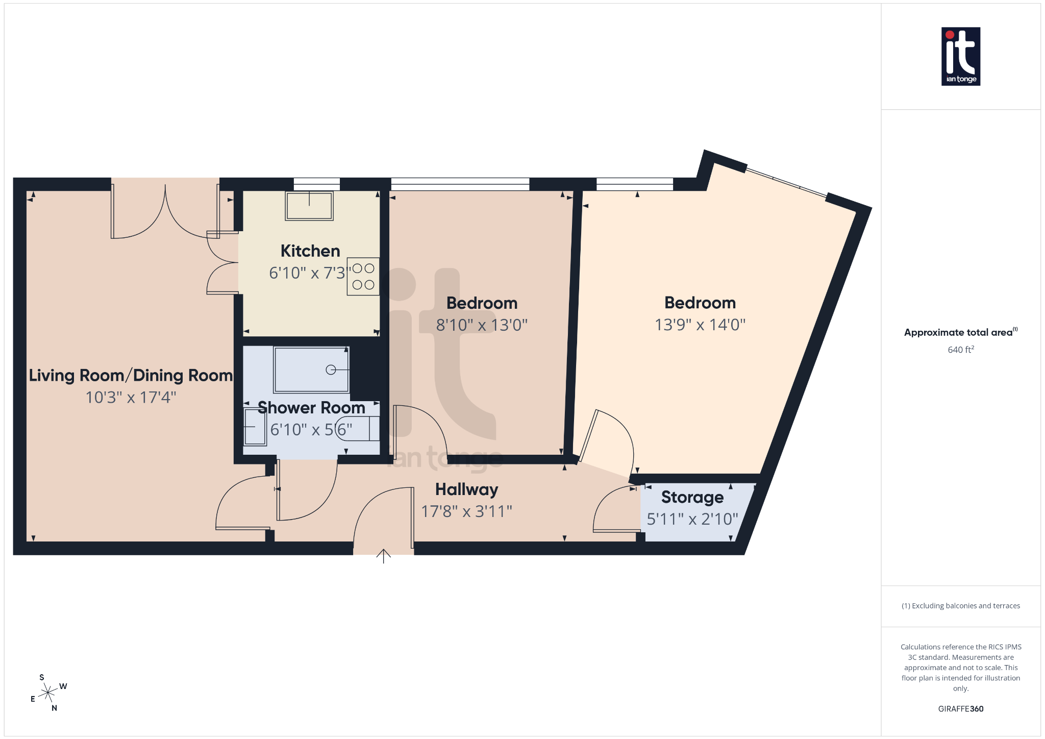 2 bedroom apartment flat/apartment For Sale in Stockport - Floorplan 1.