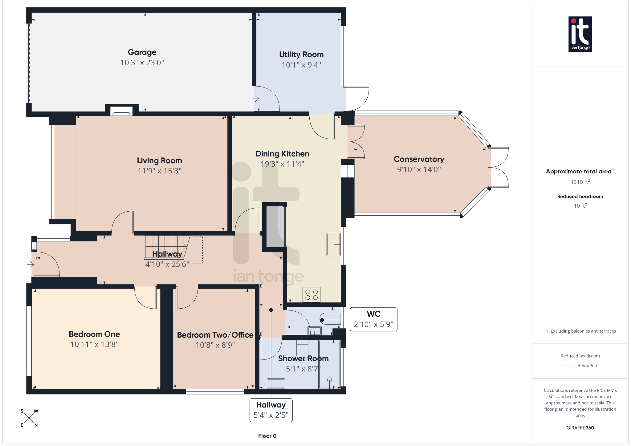 4 bedroom detached bungalow For Sale in Stockport - Floorplan 1.