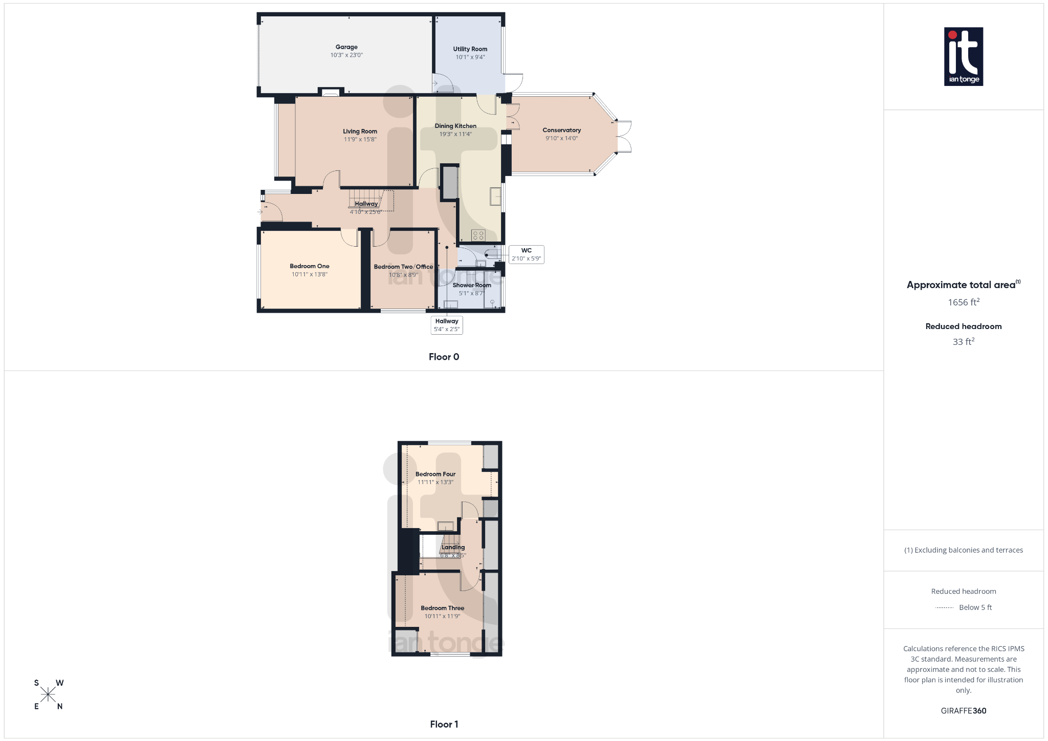 4 bedroom detached bungalow For Sale in Stockport - Floorplan 3.