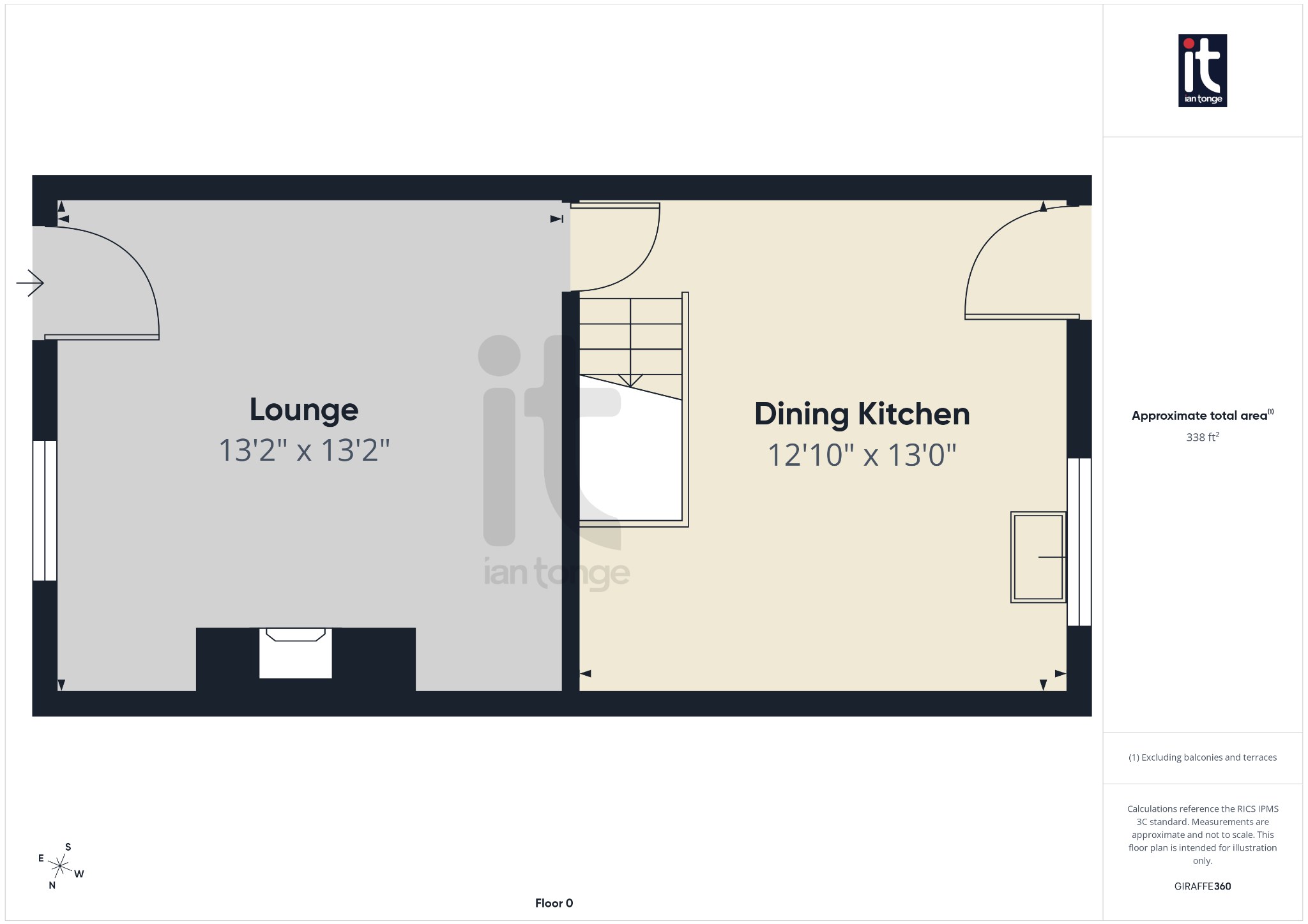 2 bedroom mid terraced house For Sale in Stockport - Floorplan 2.