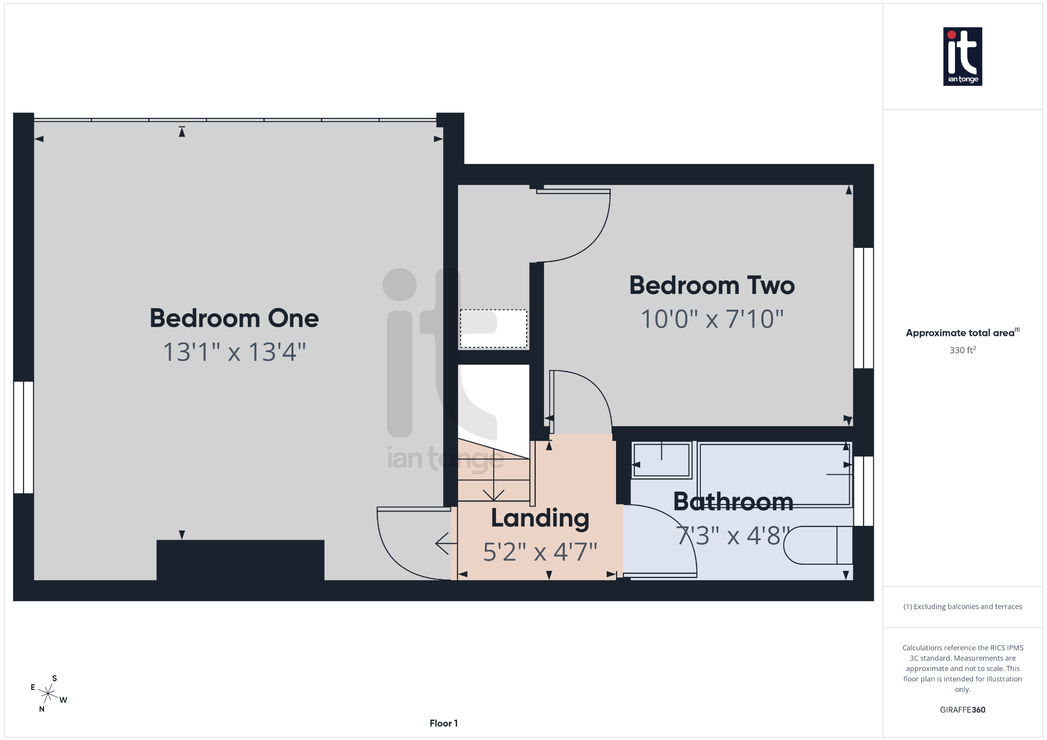 2 bedroom mid terraced house For Sale in Stockport - Floorplan 3.