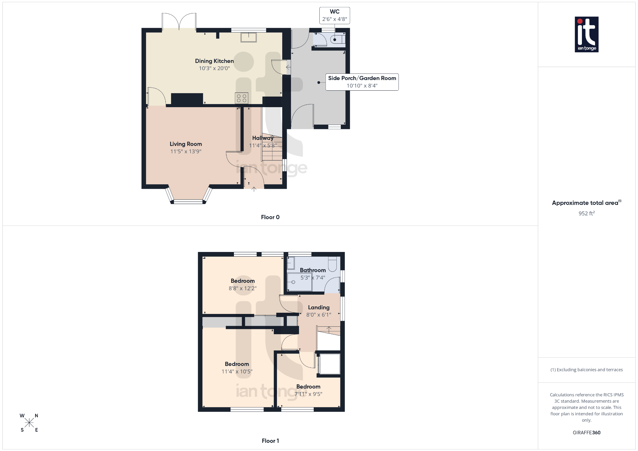 3 bedroom semi-detached house For Sale in Stockport - Floorplan 2.