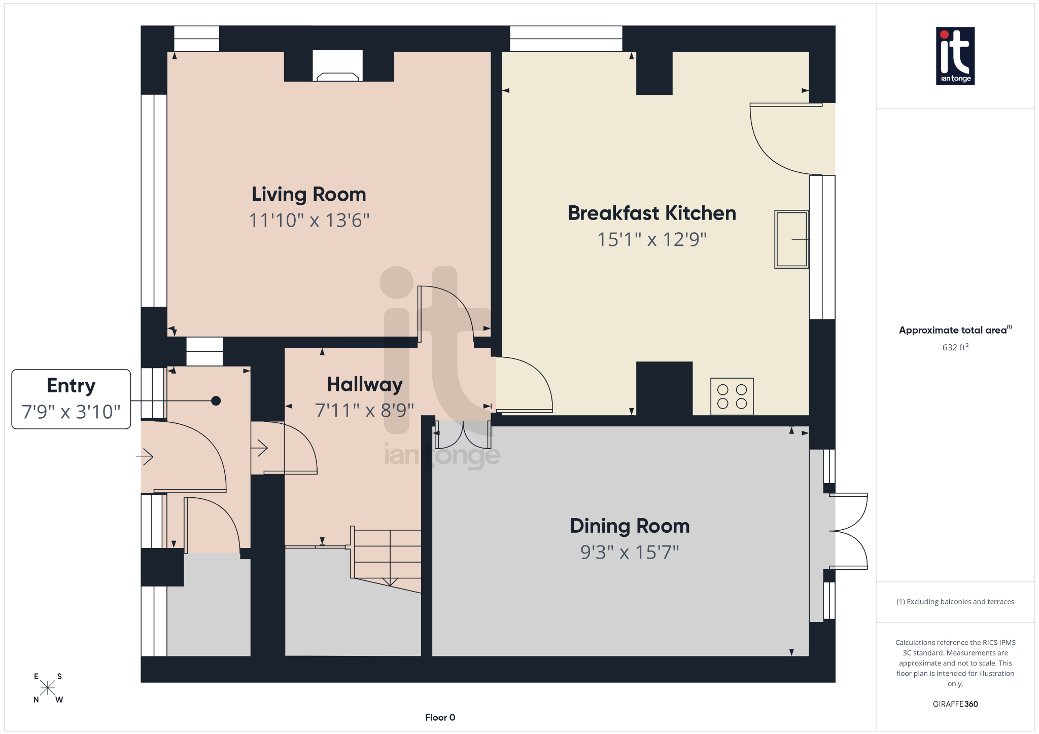 3 bedroom semi-detached house For Sale in Stockport - Floorplan 2.