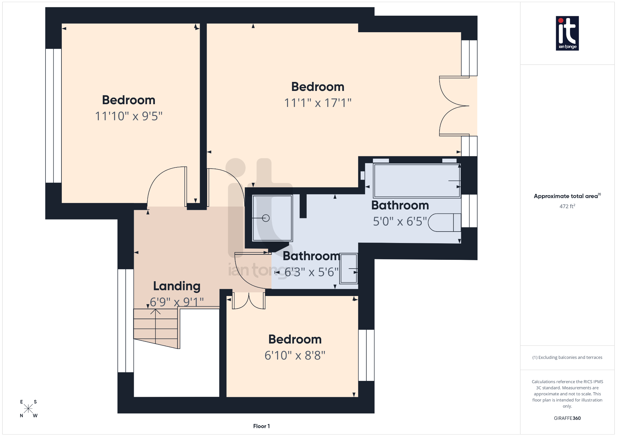 3 bedroom semi-detached house For Sale in Stockport - Floorplan 3.