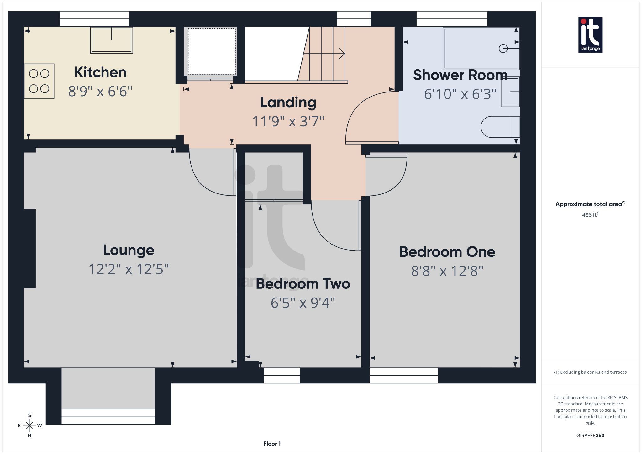 2 bedroom apartment flat/apartment For Sale in Stockport - Floorplan 2.