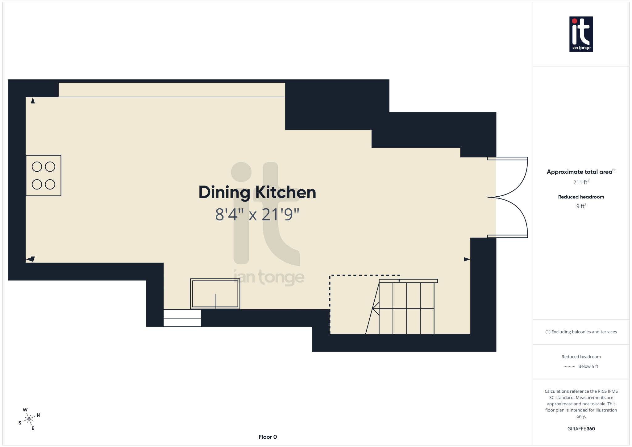 2 bedroom end terraced house For Sale in Stockport - Floorplan 2.