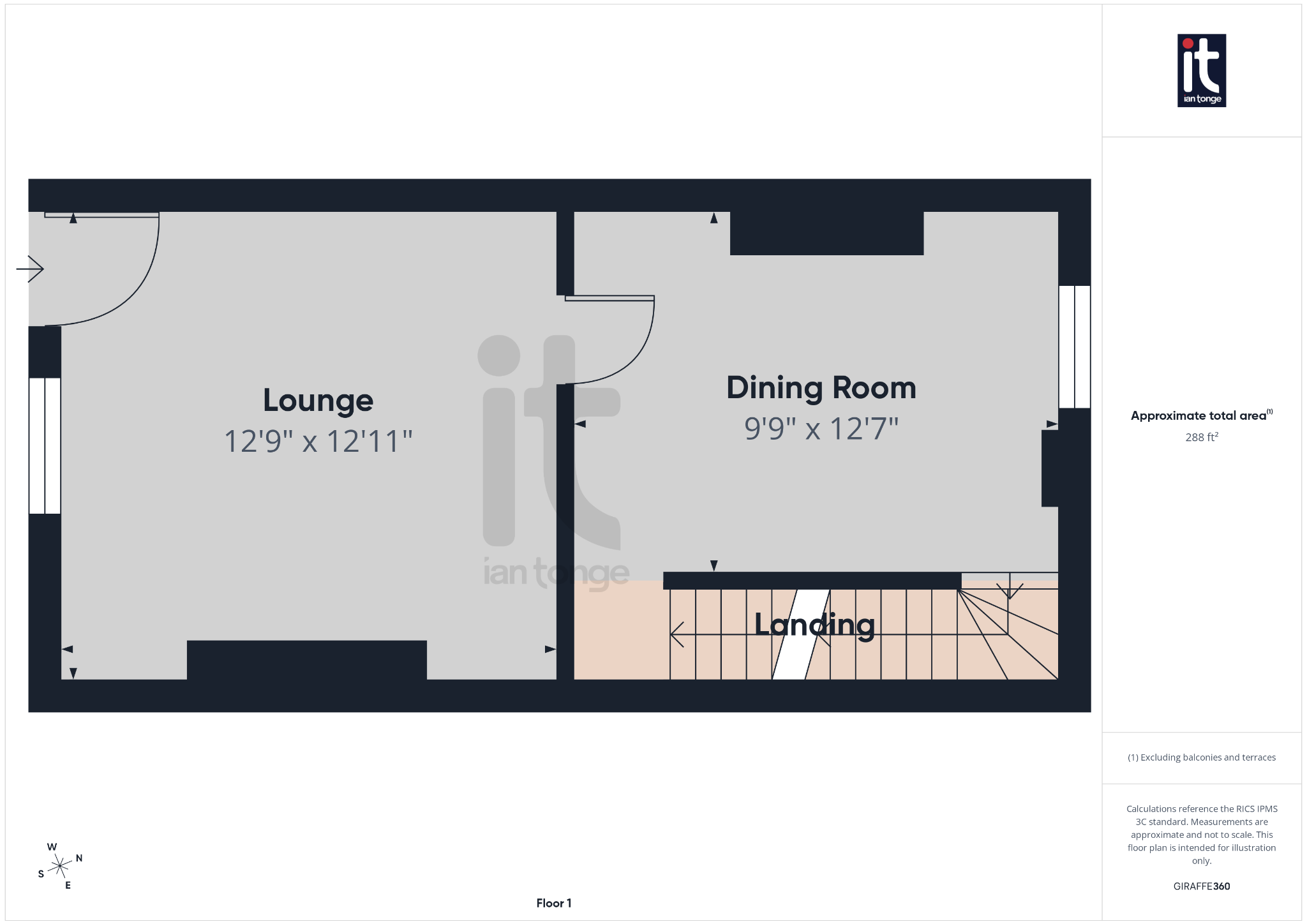 2 bedroom end terraced house For Sale in Stockport - Floorplan 3.
