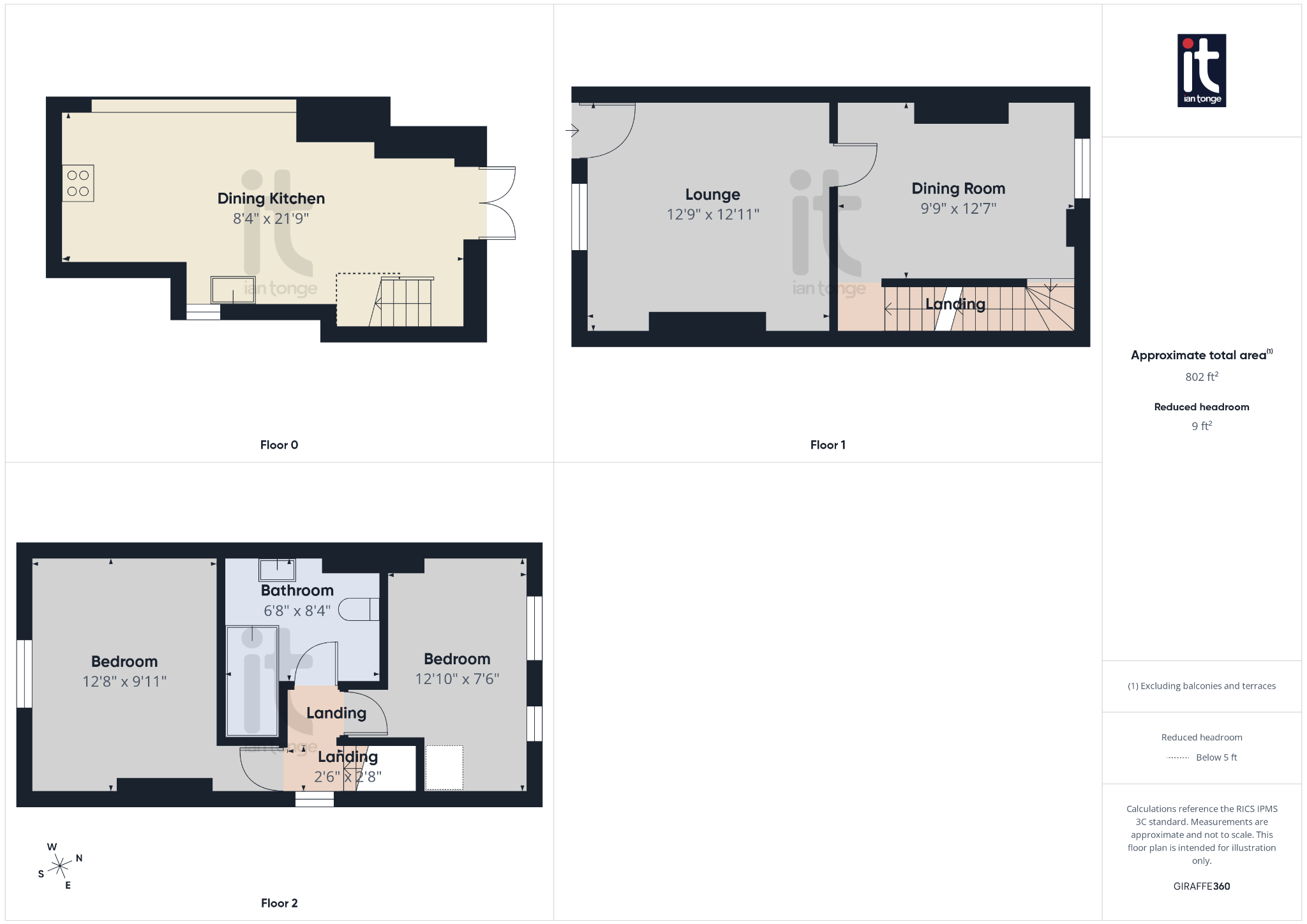 2 bedroom end terraced house For Sale in Stockport - Floorplan 1.