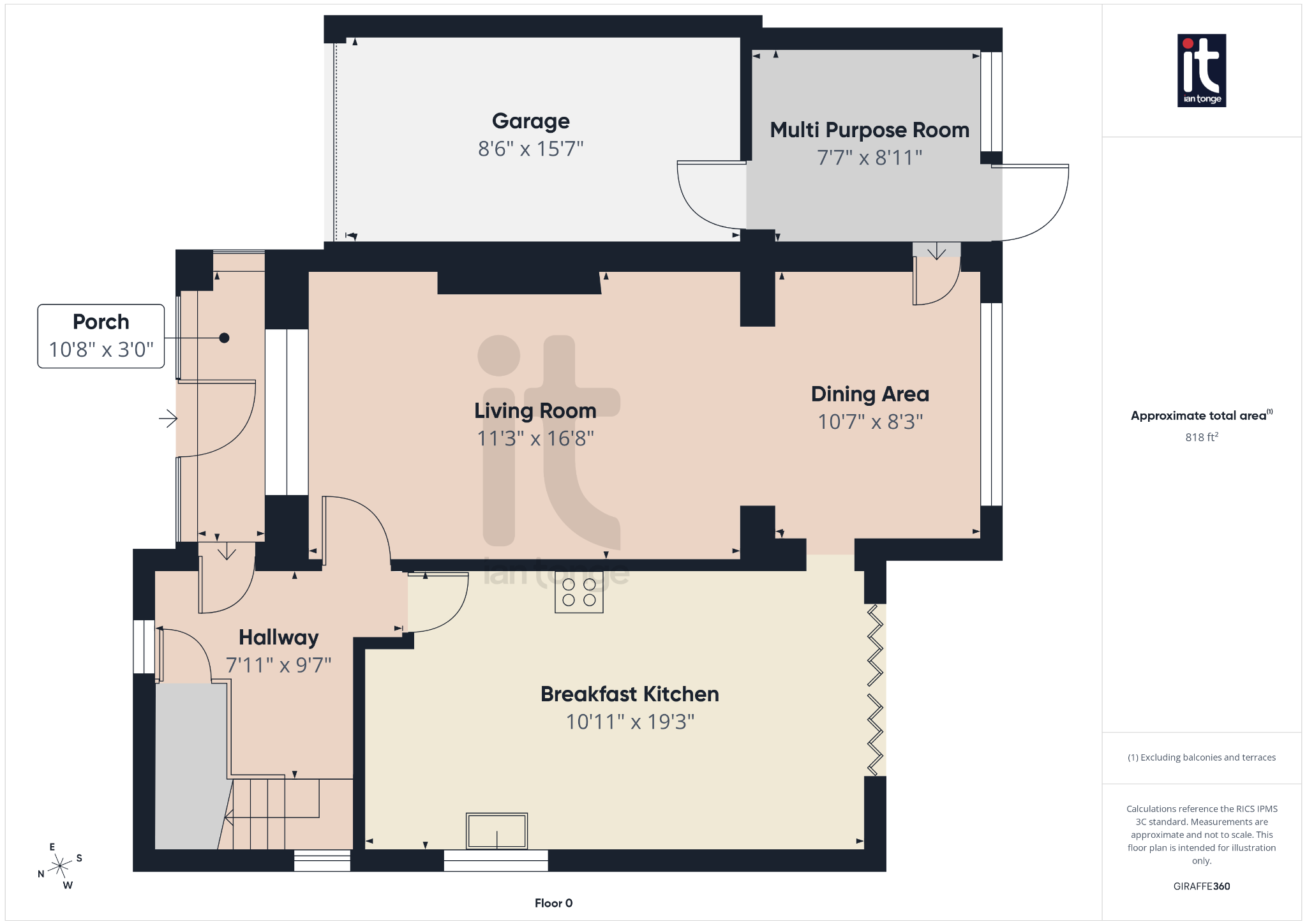 3 bedroom link detached house For Sale in Stockport - Floorplan 3.