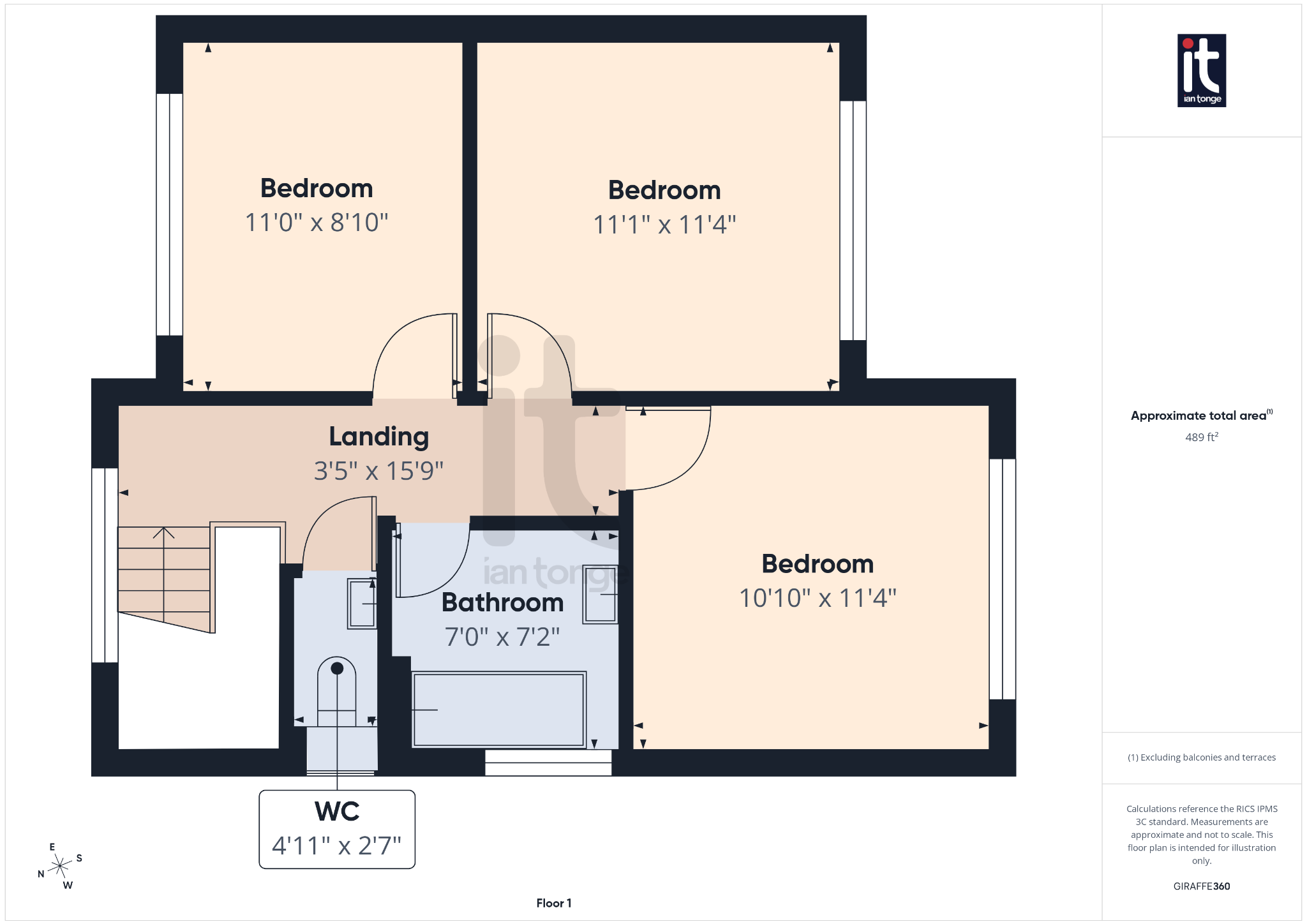 3 bedroom link detached house For Sale in Stockport - Floorplan 4.