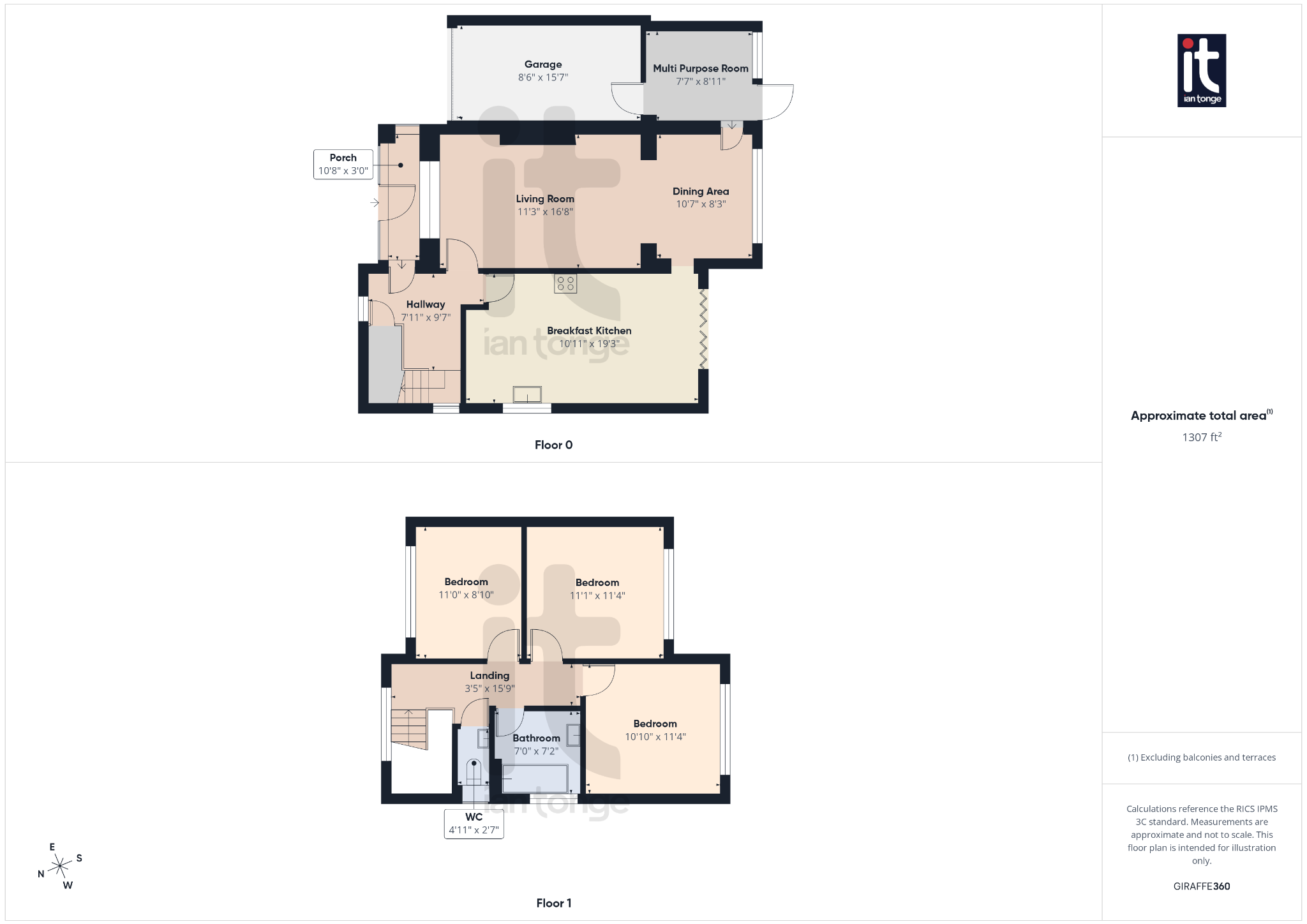 3 bedroom link detached house For Sale in Stockport - Floorplan 2.