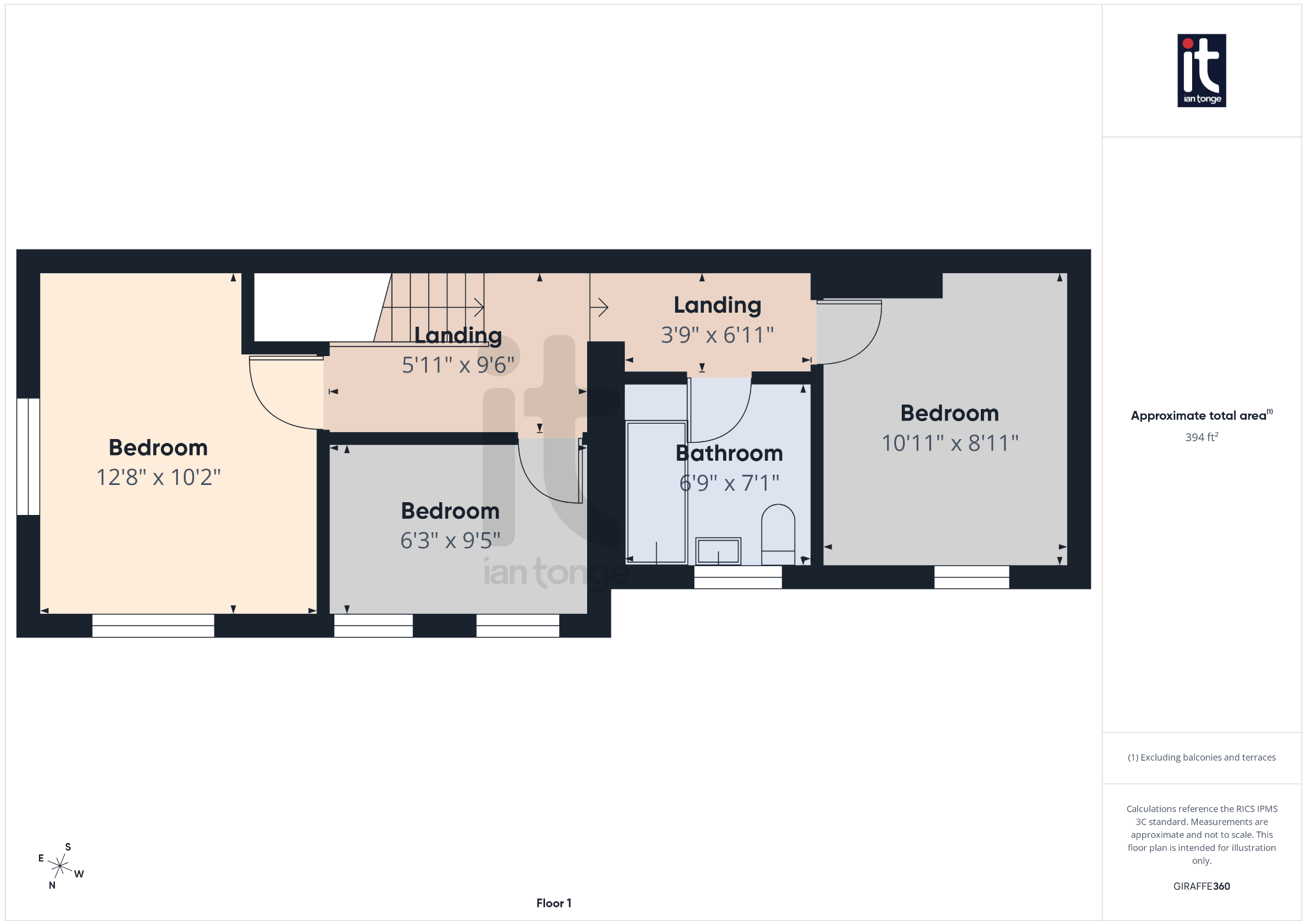 3 bedroom end terraced house For Sale in Stockport - Floorplan 3.