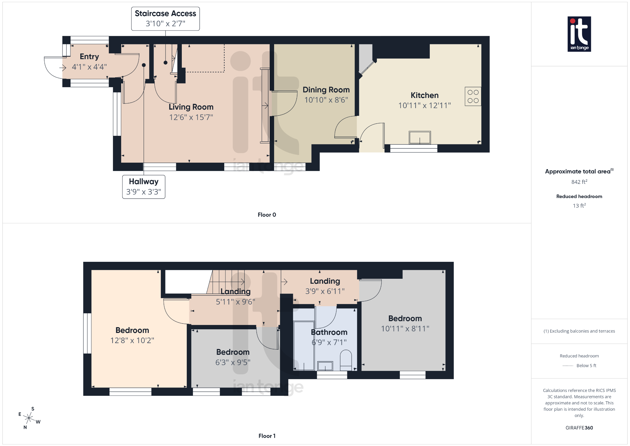 3 bedroom end terraced house For Sale in Stockport - Floorplan 1.
