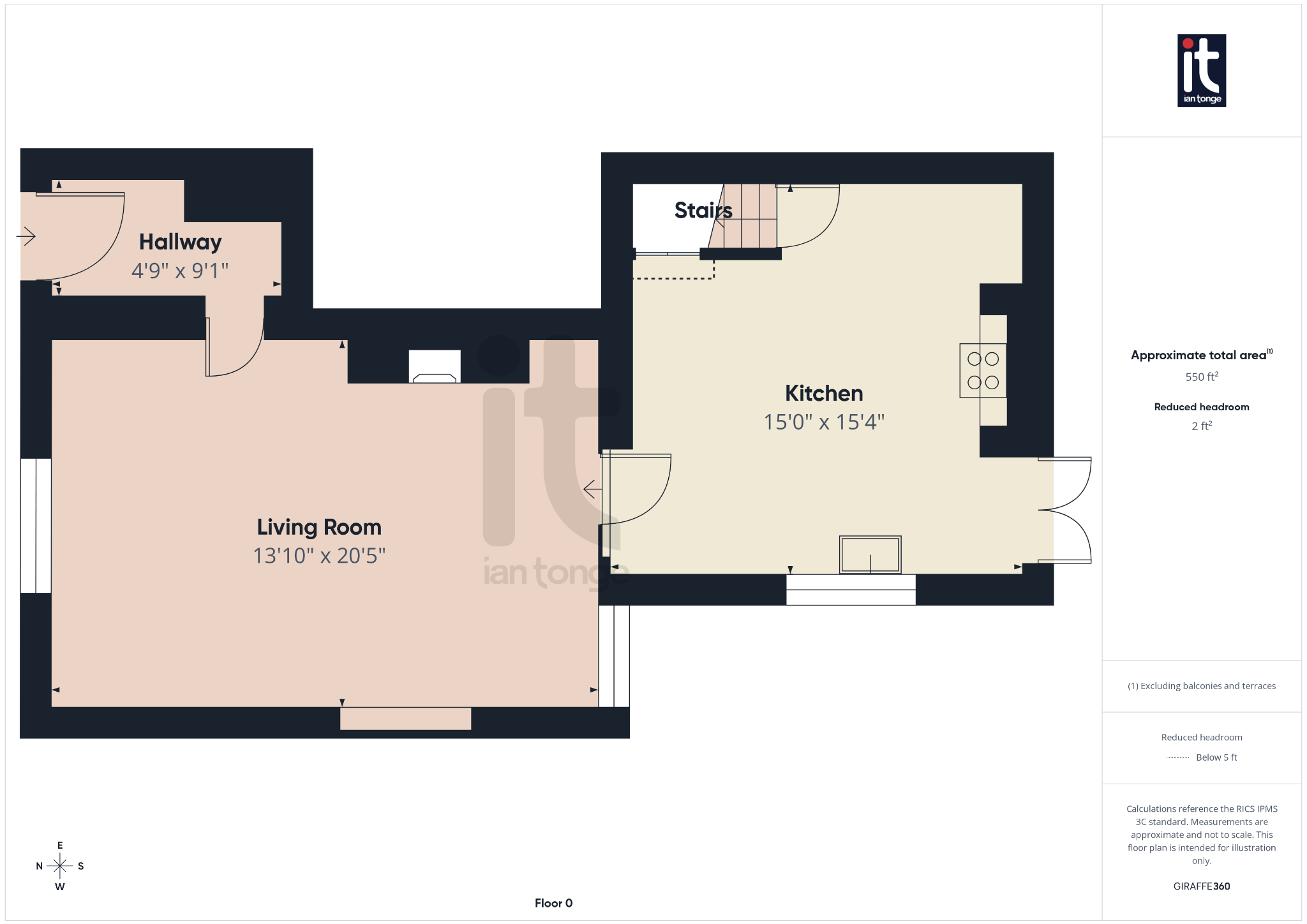 3 bedroom mid terraced house For Sale in Stockport - Floorplan 1.