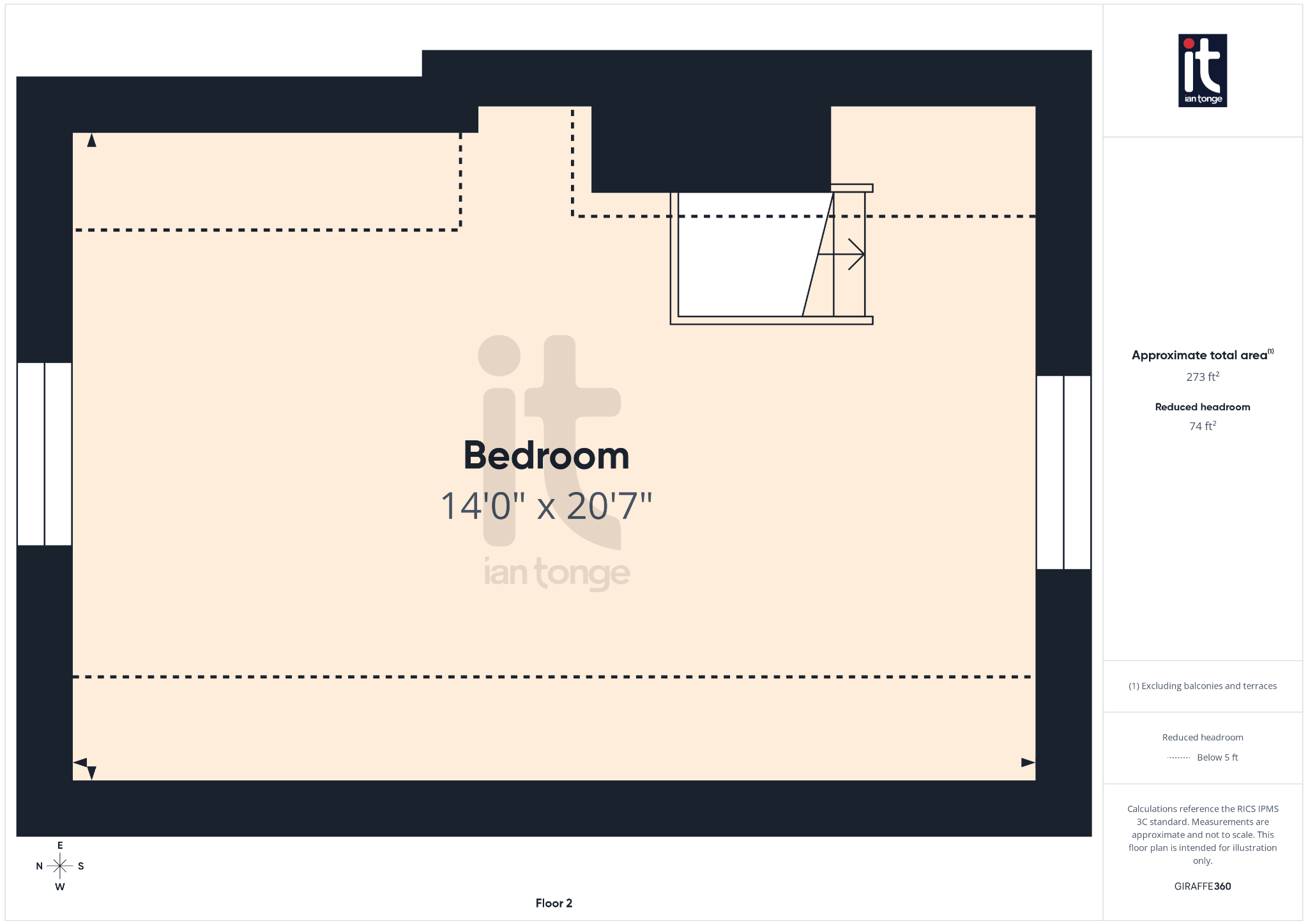 3 bedroom mid terraced house For Sale in Stockport - Floorplan 3.