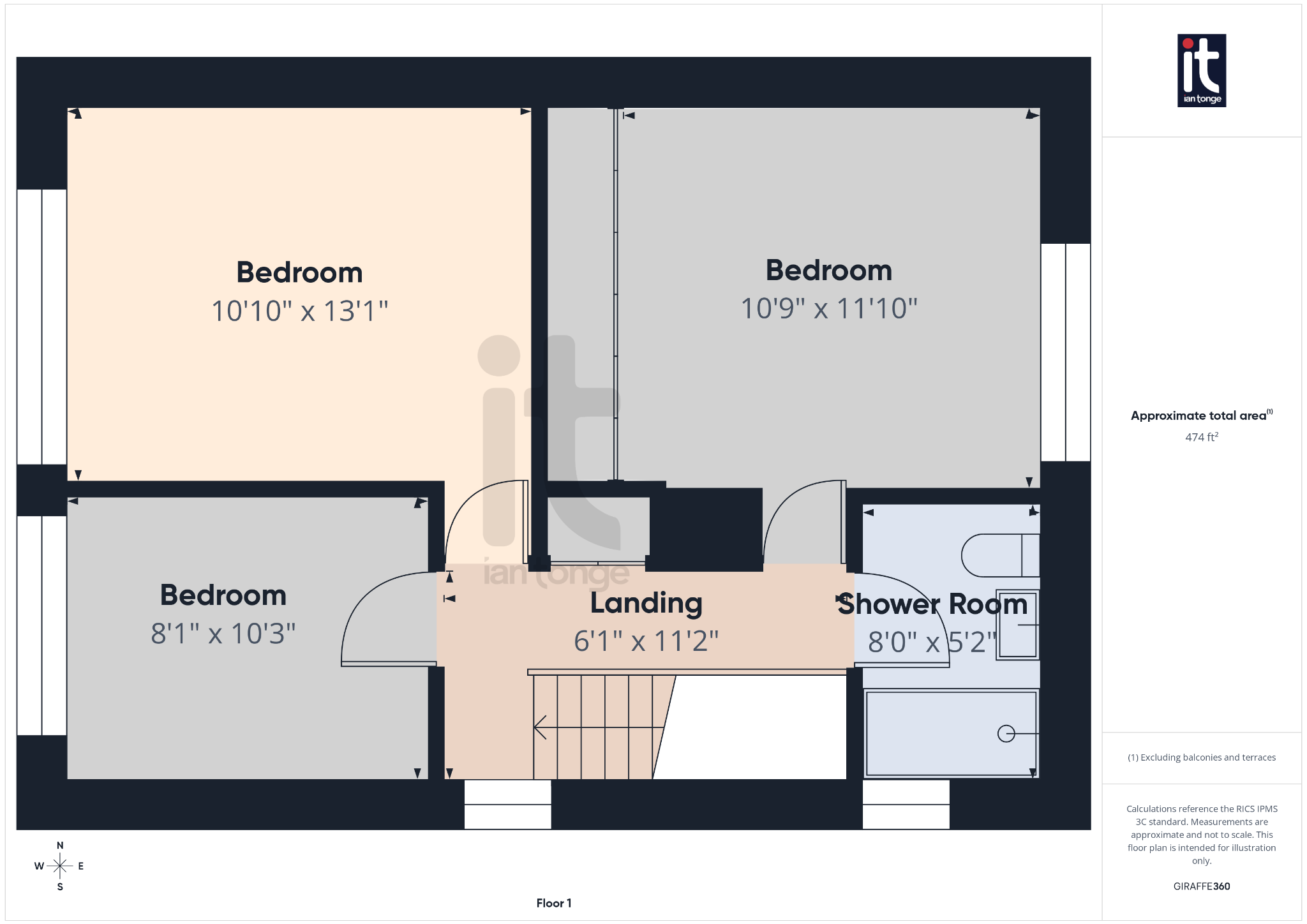 3 bedroom link detached house For Sale in Stockport - Floorplan 3.