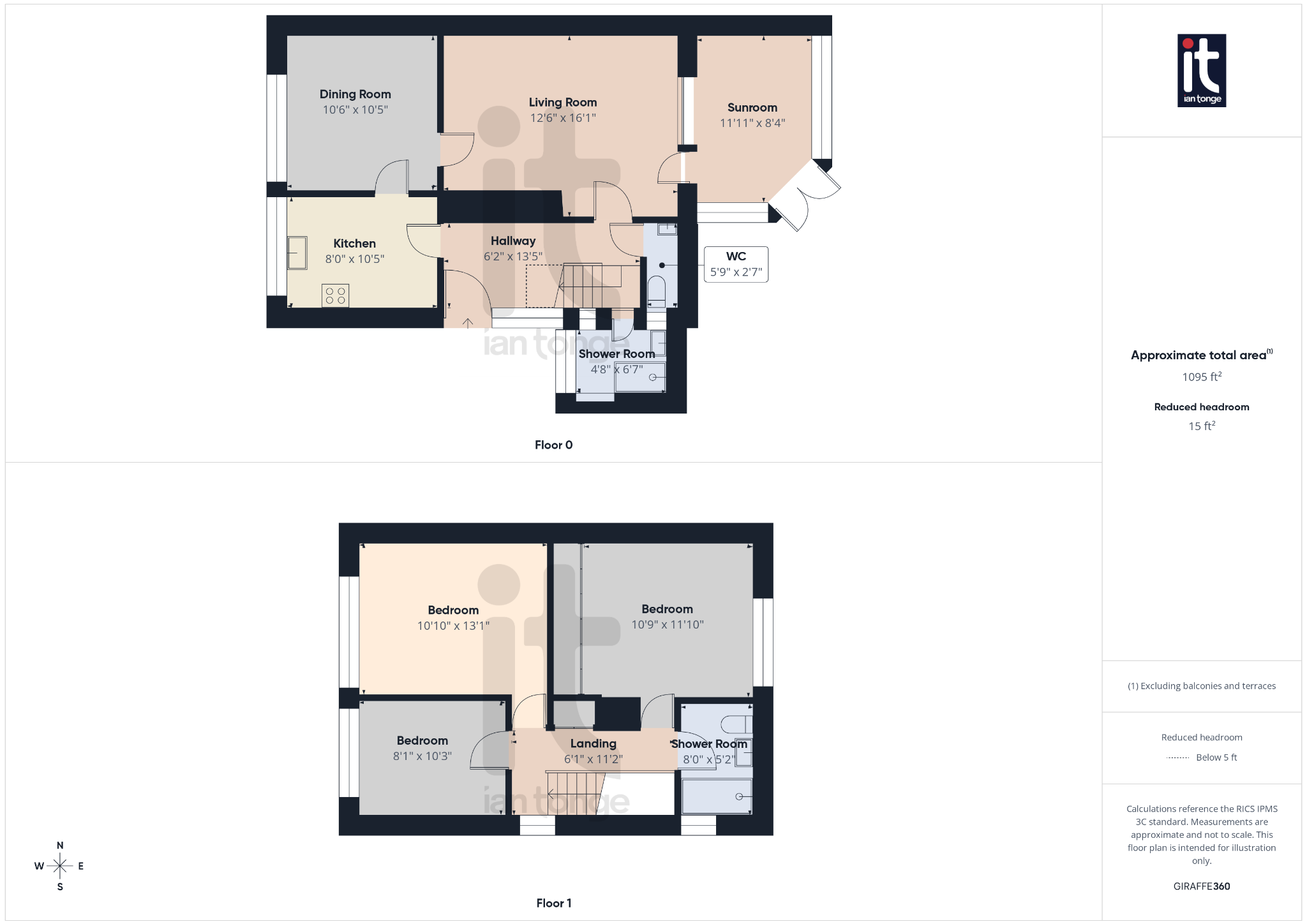 3 bedroom link detached house For Sale in Stockport - Floorplan 1.