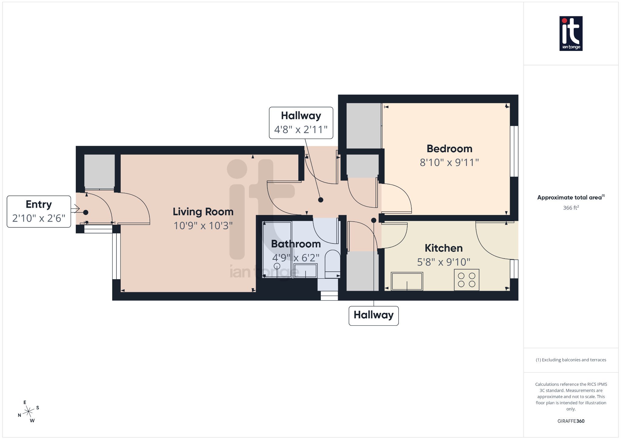 1 bedroom apartment flat/apartment For Sale in Stockport - Floorplan 1.