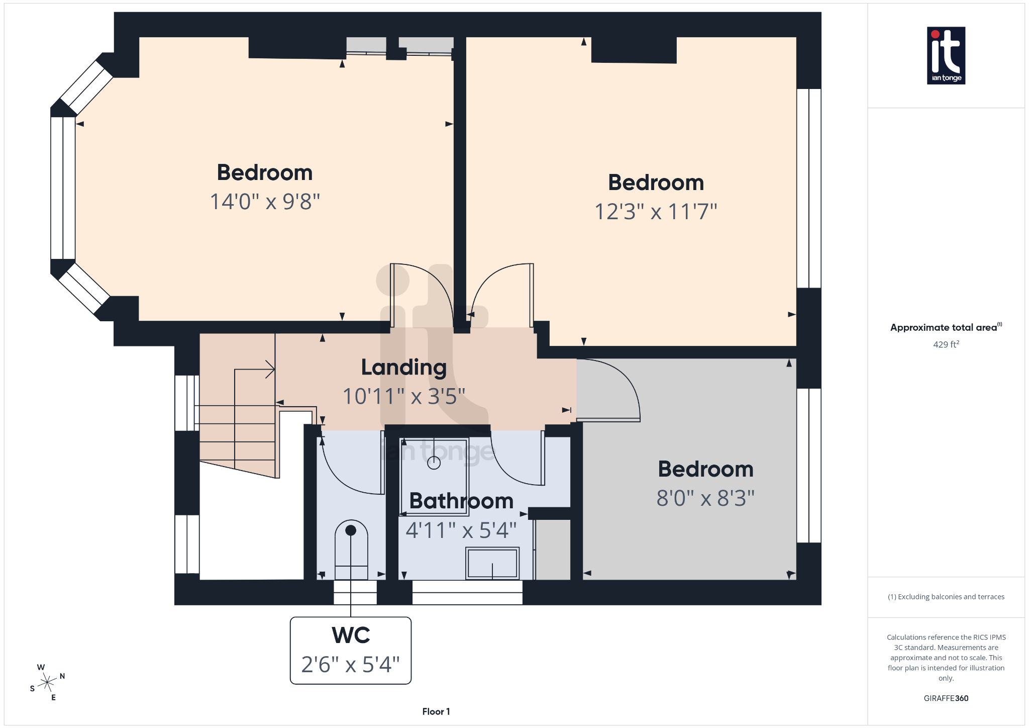 3 bedroom semi-detached house For Sale in Stockport - Floorplan 3.