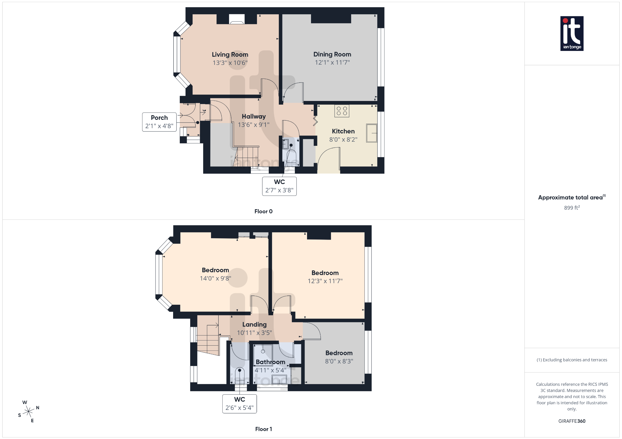 3 bedroom semi-detached house For Sale in Stockport - Floorplan 1.