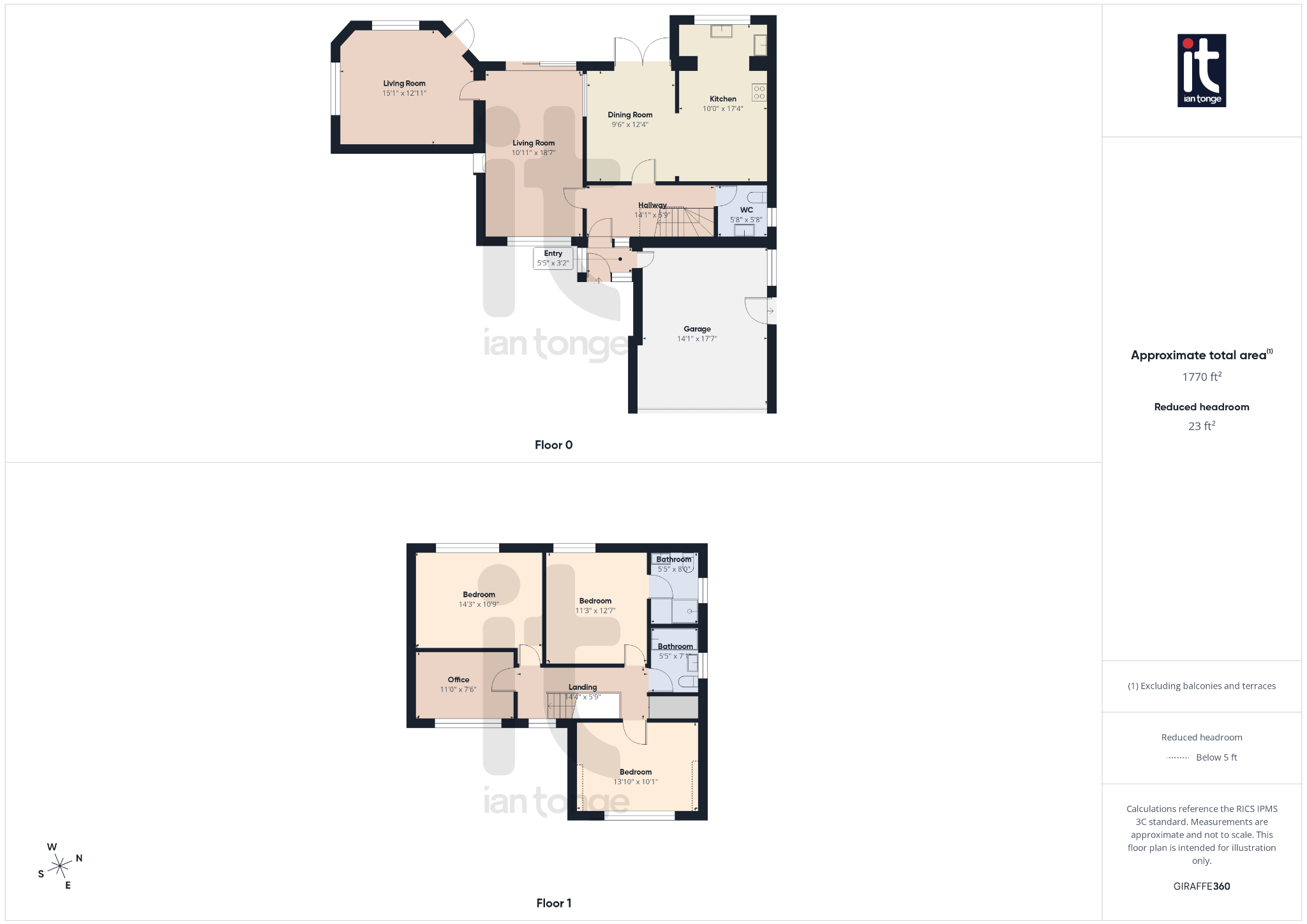 4 bedroom detached house For Sale in Stockport - Floorplan 3.