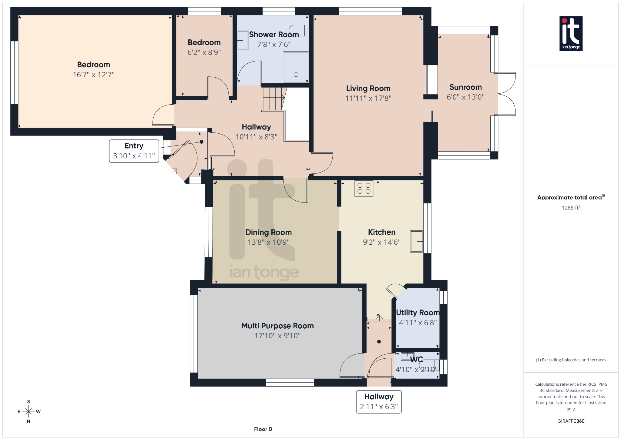 3 bedroom detached bungalow For Sale in Stockport - Floorplan 2.