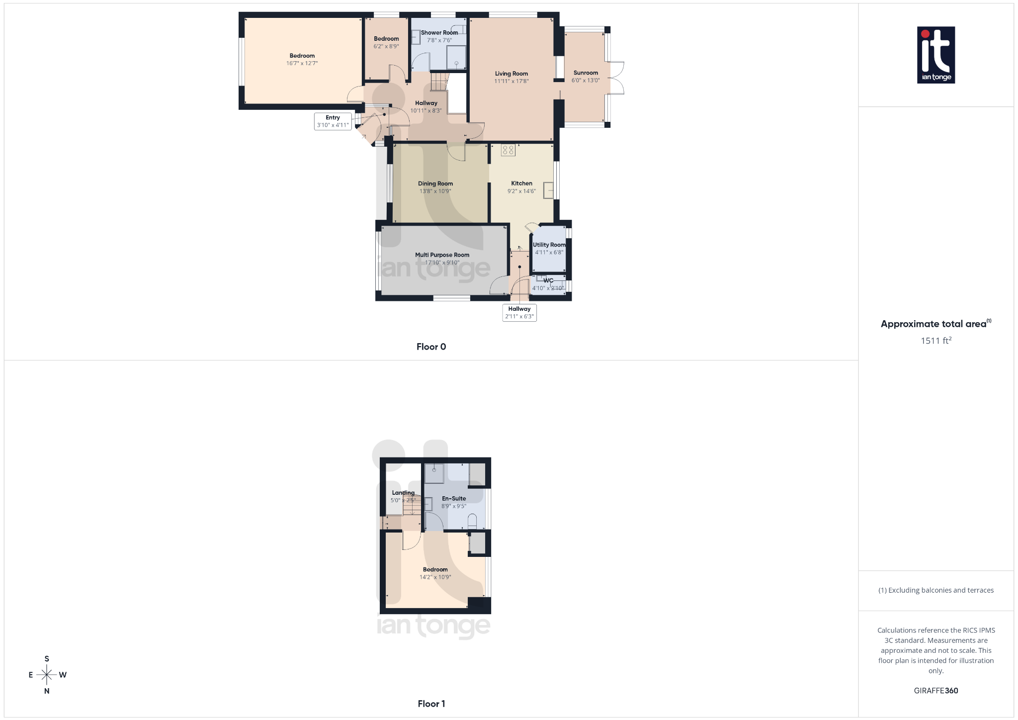3 bedroom detached bungalow For Sale in Stockport - Floorplan 1.