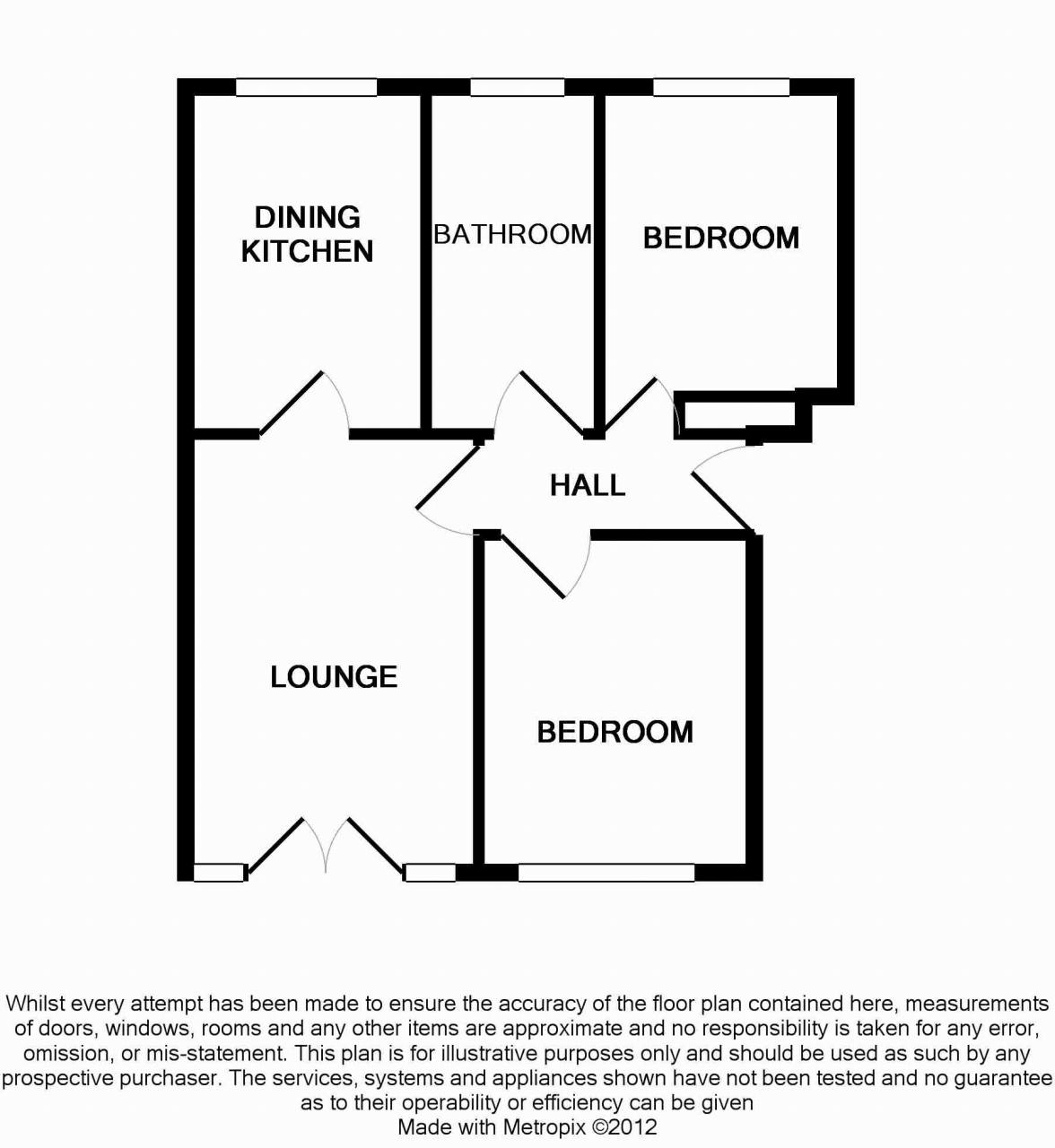 2 bedroom ground floor flat/apartment Let in Stockport - Floorplan 1.