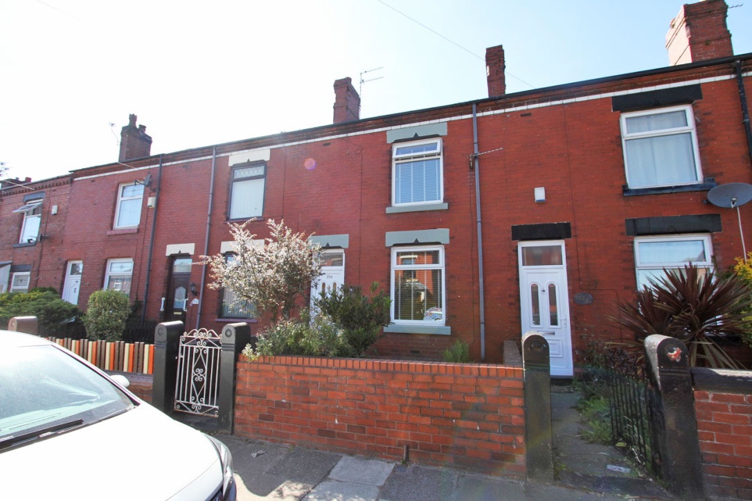 2 bedroom mid terraced house For Sale in Wigan - Front