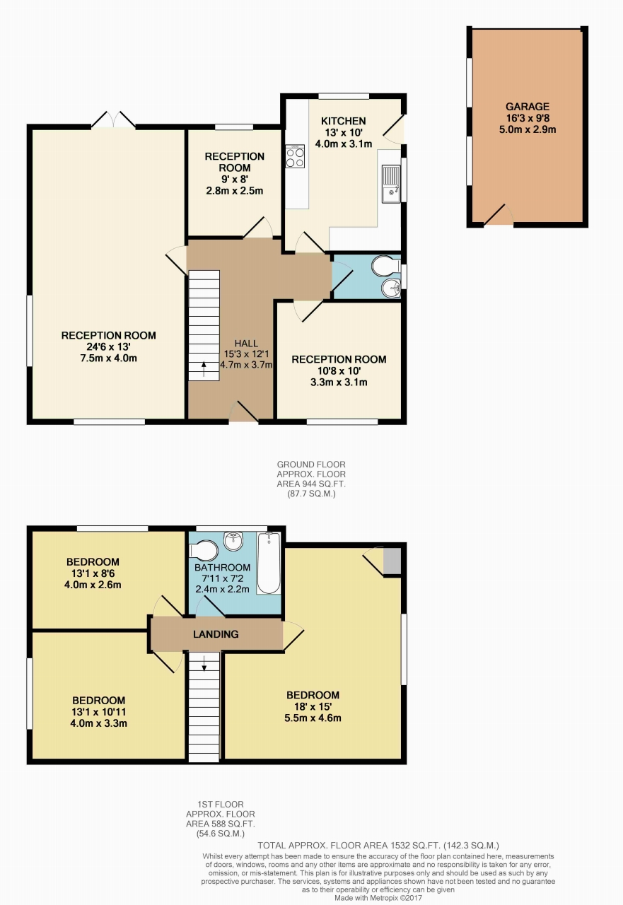4 bedroom detached bungalow For Sale in Wigan - Floorplan 1